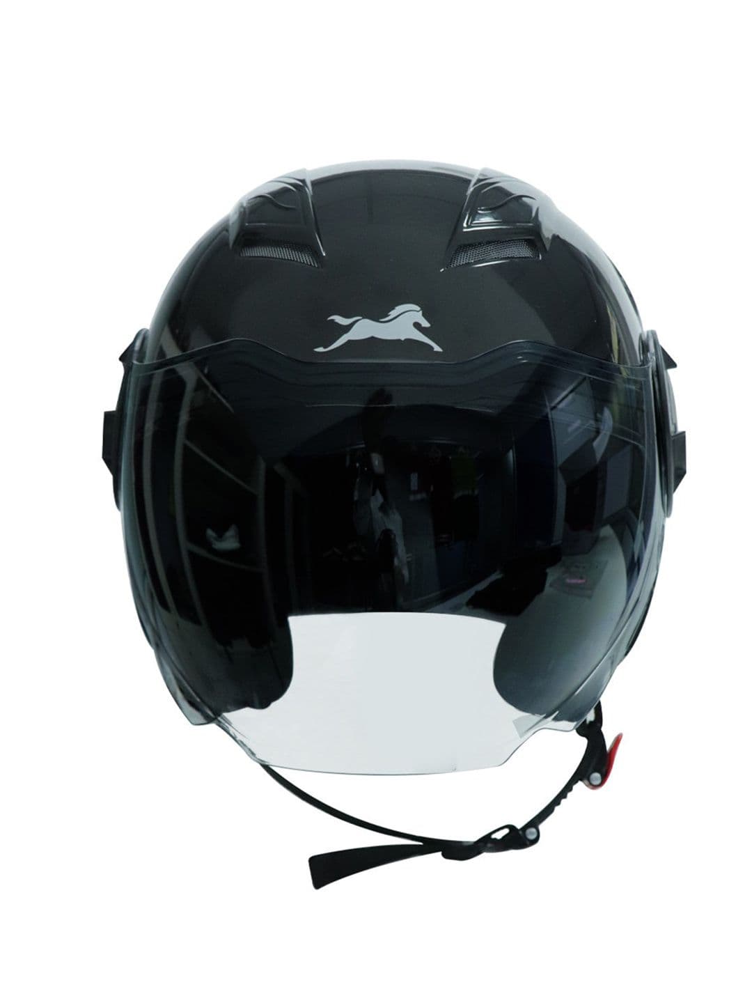 TVS Men Glossy Half Face DFL Helmet