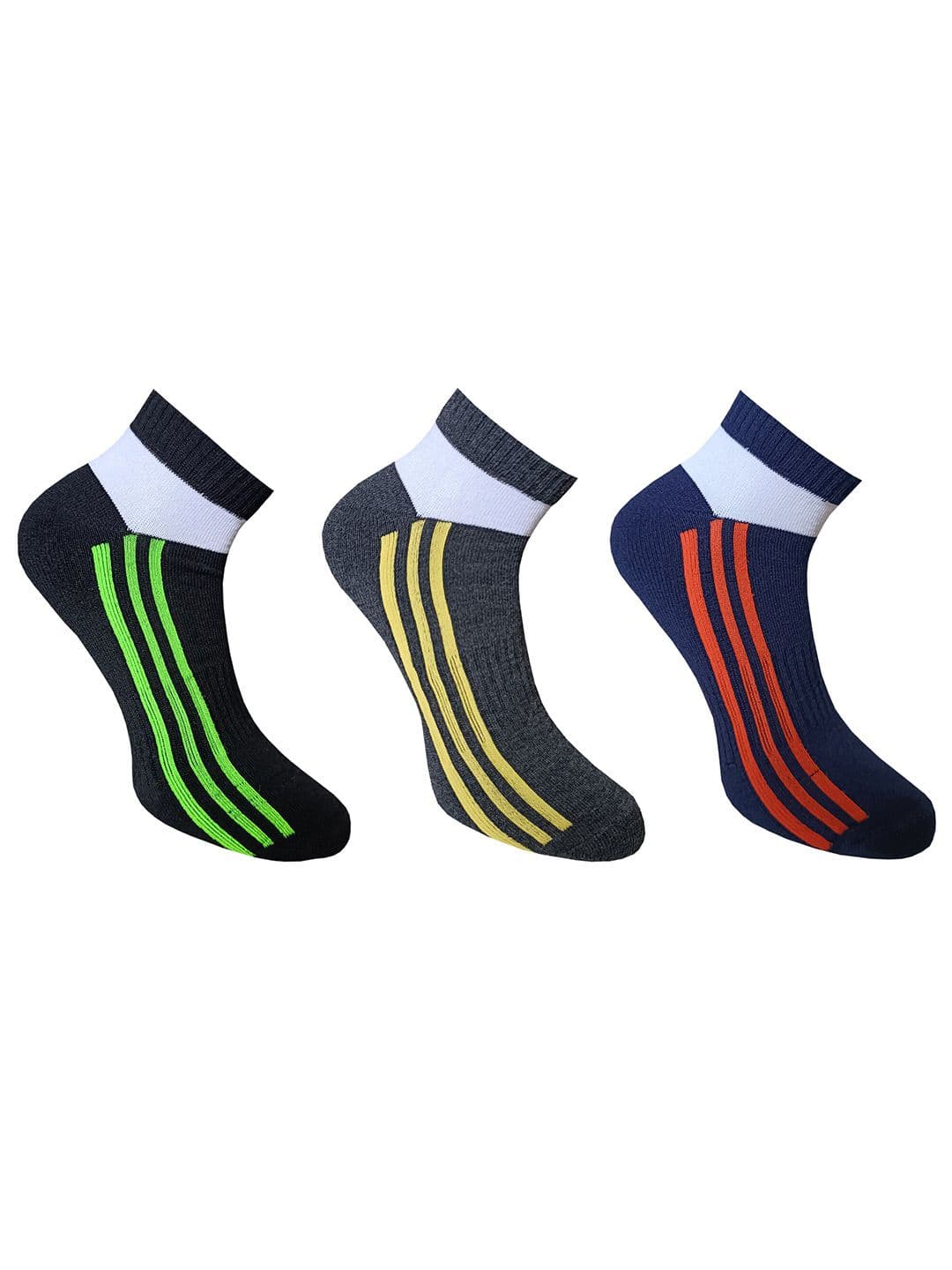 WROGN Men Pack Of 3 Patterned Ankle Length Socks - view 1