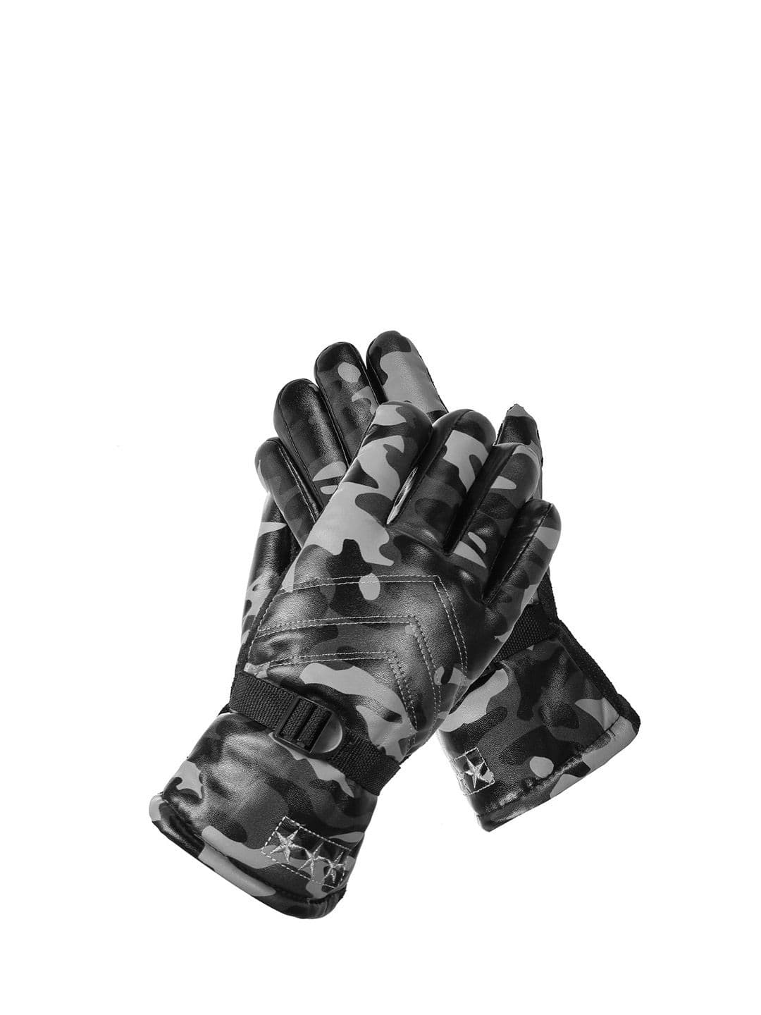 Alexvyan Men Protective Snow & Wind Proof Thermal Riding Winter Warm & Soft Gloves - view 1