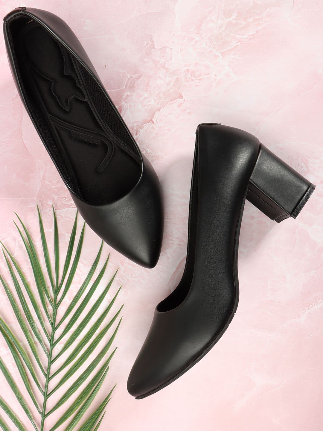 Denill Pointed Toe Block Pumps - view 1