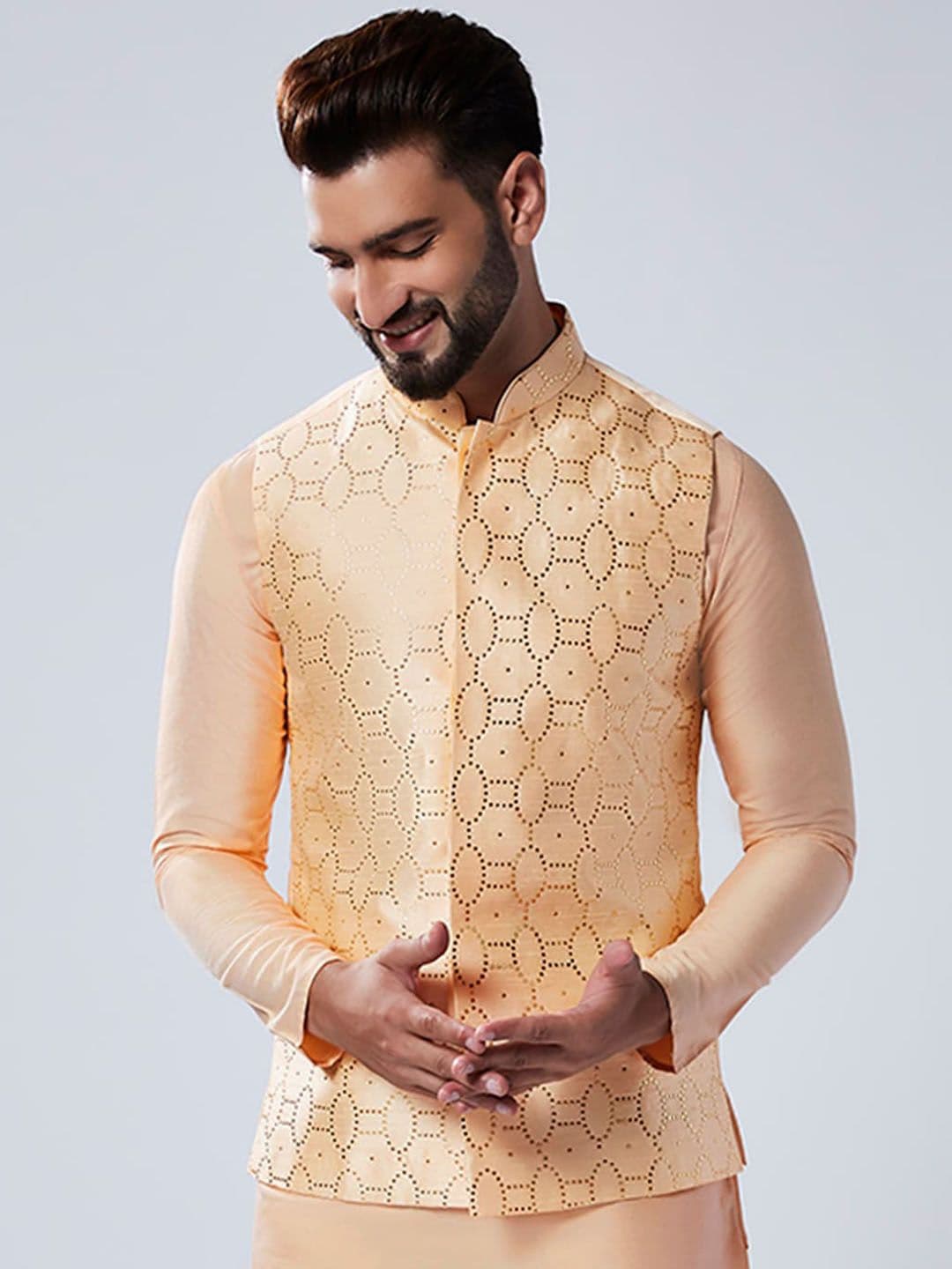 KISAH Embellished Nehru Jacket - view 1