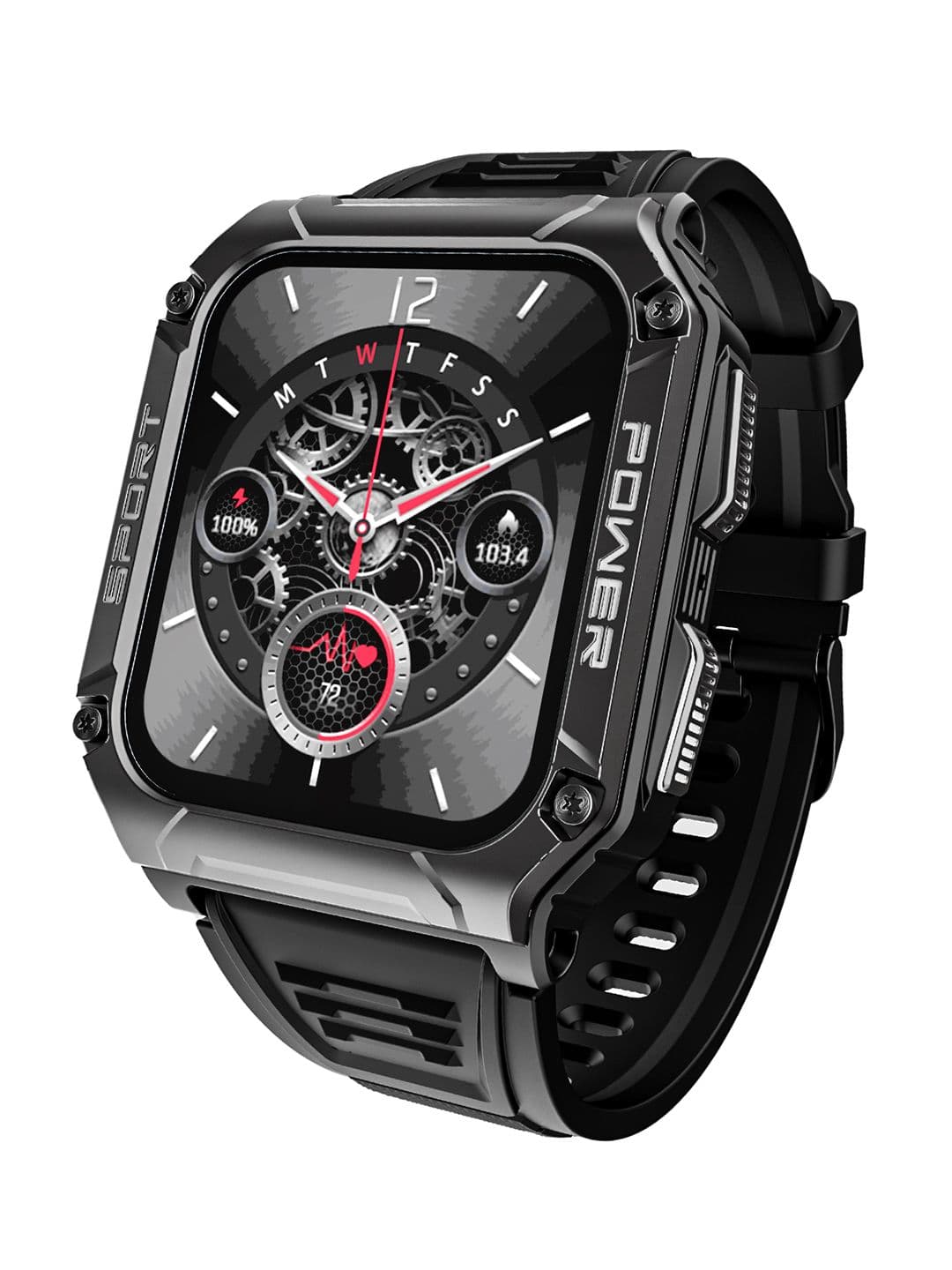 boAt Unisex Wave Force 2 1.96" HD Display Smartwatch With Bluetooth Calling