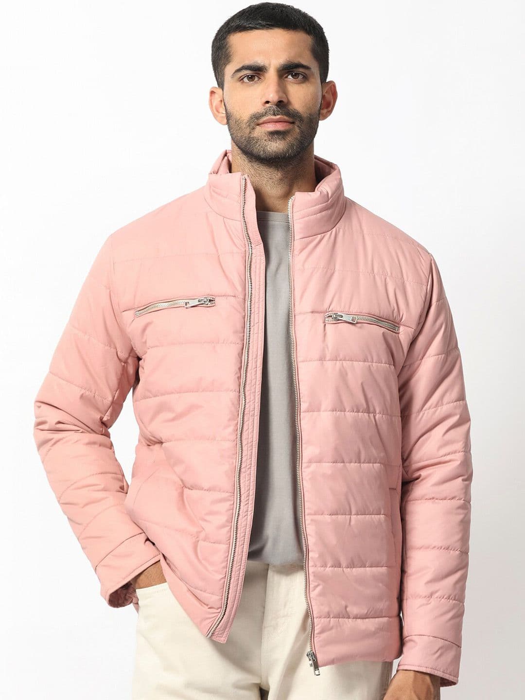 RARE RABBIT Men Beylor Puffer Mock Collar Padded Jacket - view 1