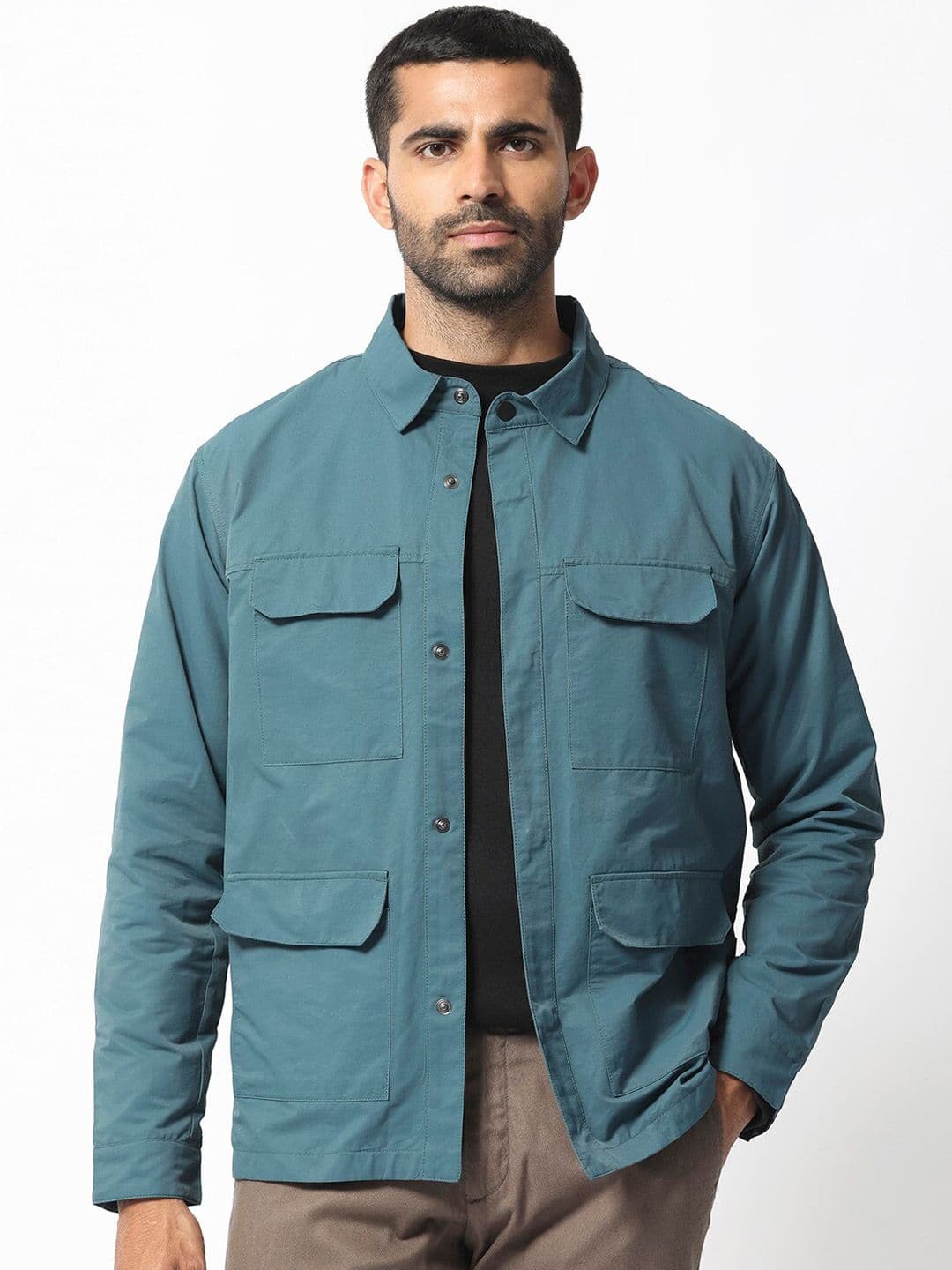 RARE RABBIT Men Feliu Tailored Fit Spread Collar Jacket - view 1