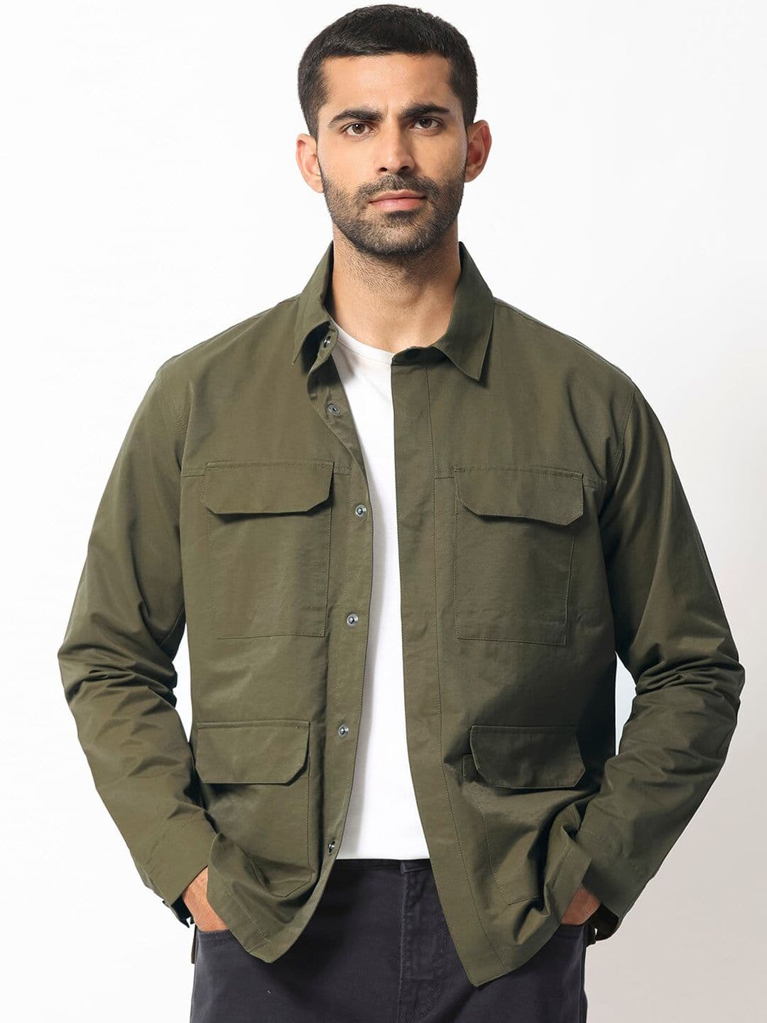 RARE RABBIT Men Feliu Tailored Fit Spread Collar Jacket - view 1