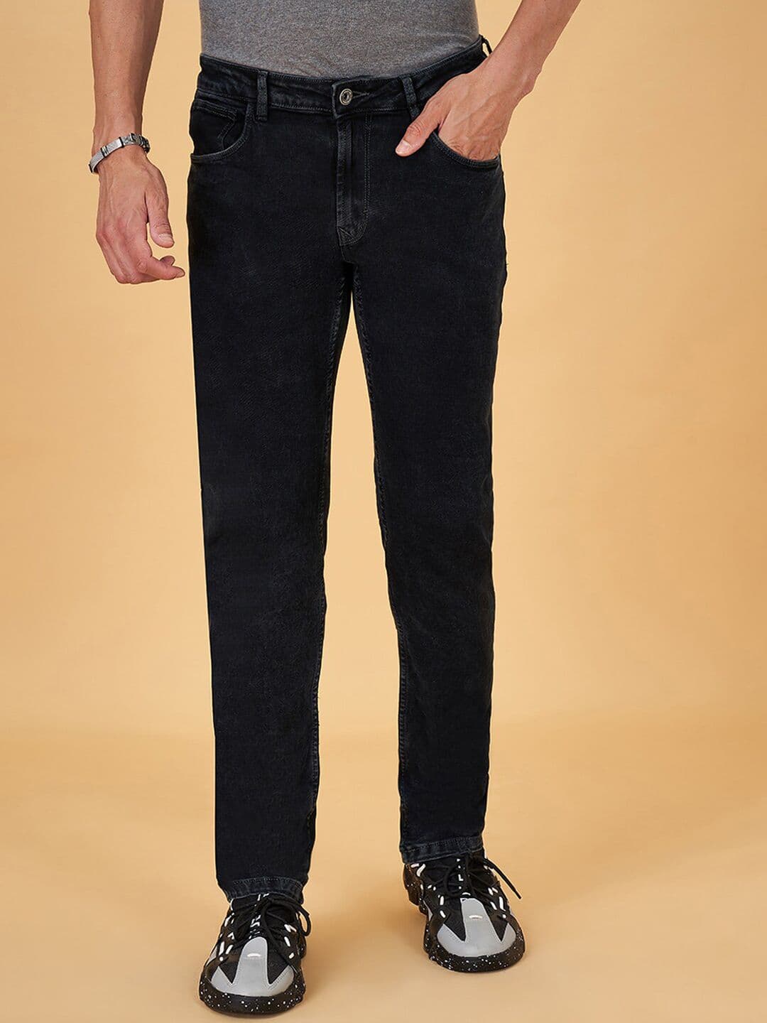 SF JEANS by Pantaloons Men Slim Fit Clean Look Light Fade Stretchable Jeans - view 1