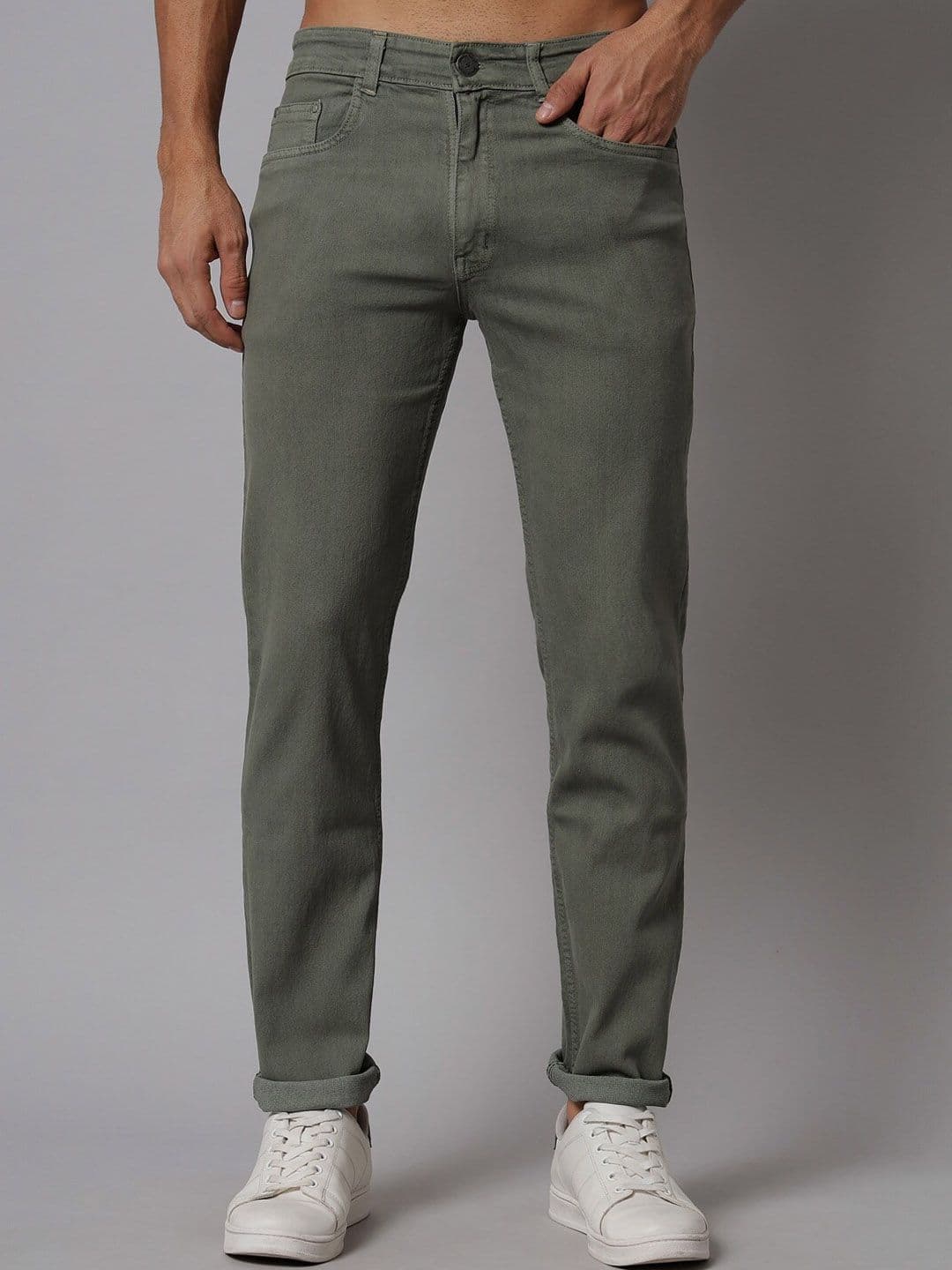 STUDIO NEXX Men Mid-Rise Clean Look Stretchable Jeans - view 1