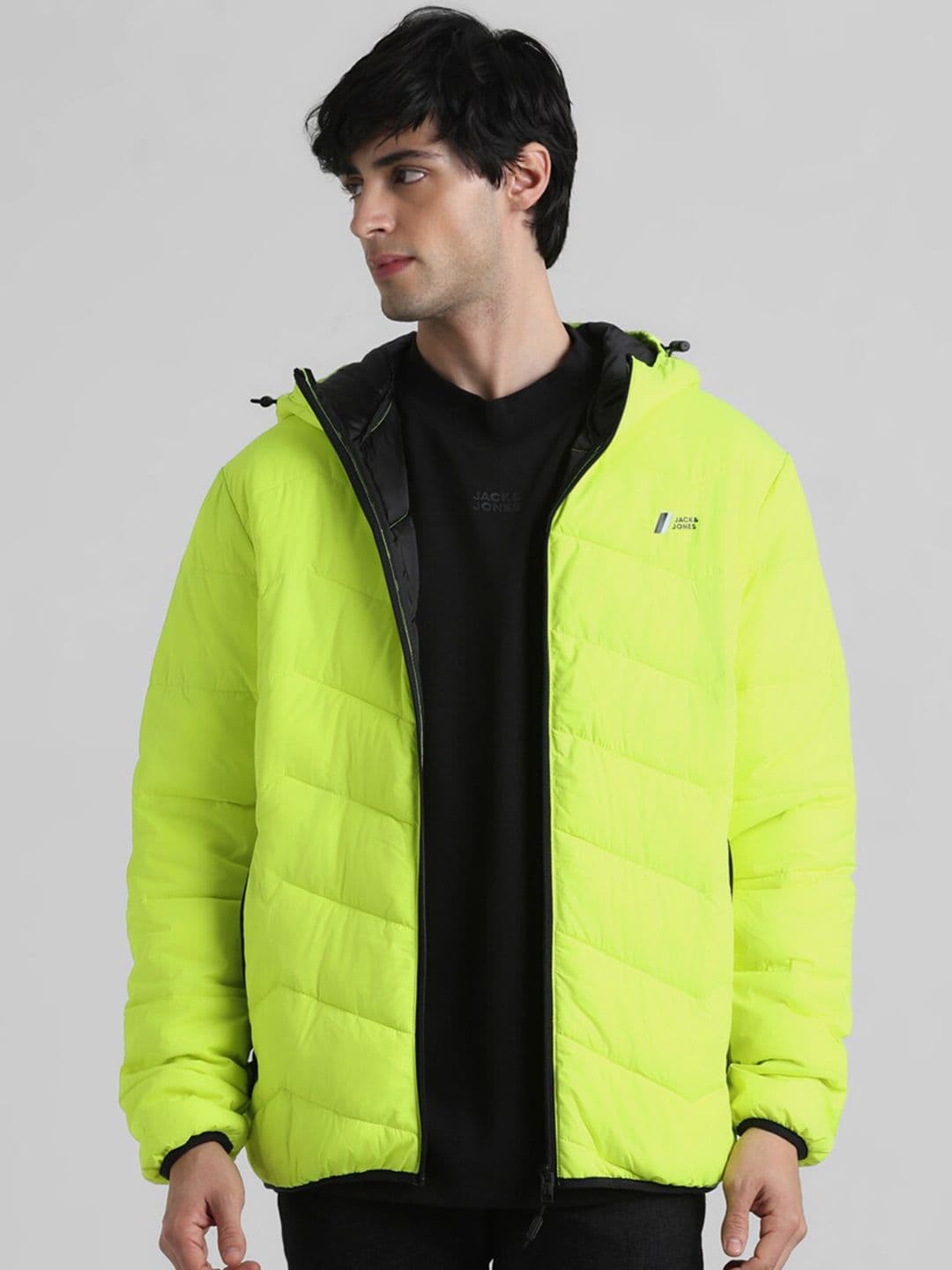 Jack & Jones Hooded Puffer Jacket - view 1