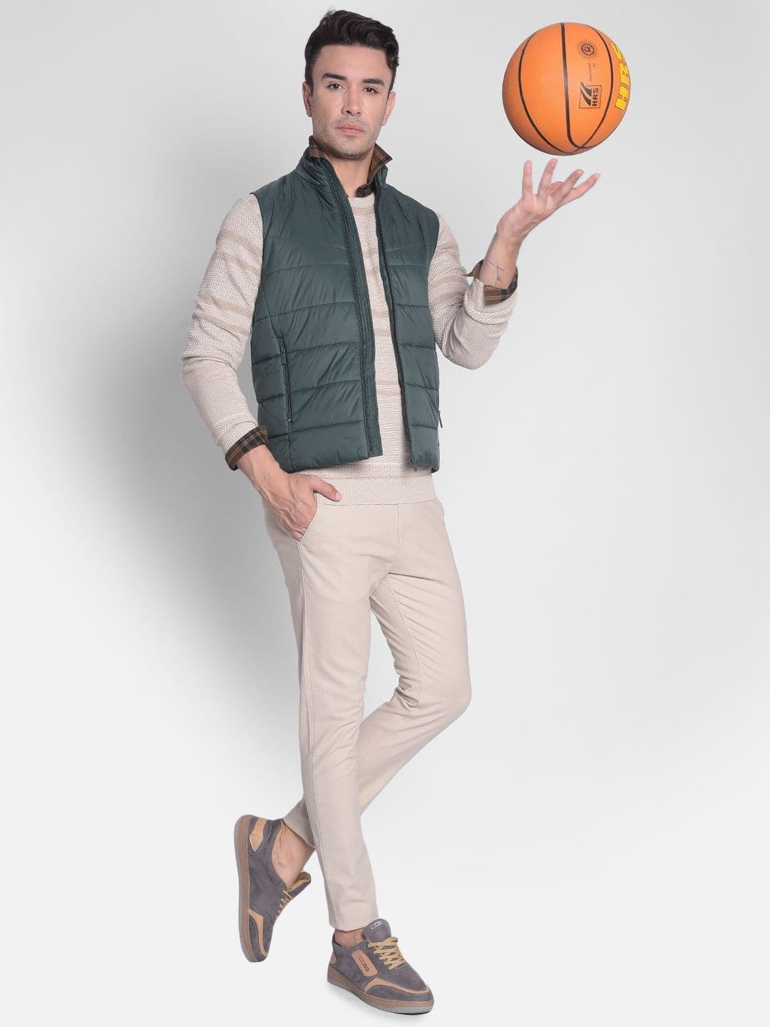 Crimsoune Club Mock Collar Sleeveless Puffer Jacket - view 1