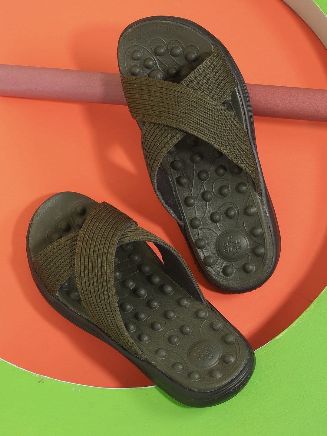 Impakto Men Accurpressue Message Flip Flop Orthopedic Comfort Cushion Footbed Anti Skid - view 1