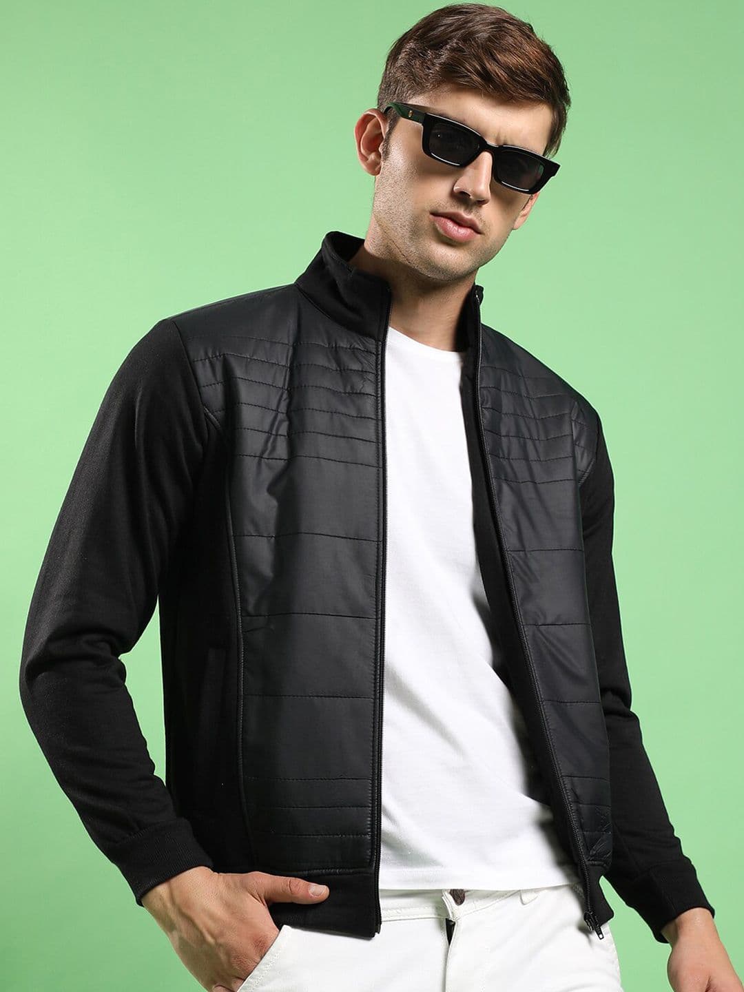 CAHOOT Campus Sutra Stand Collar Windcheater Cotton Padded Jacket - view 1
