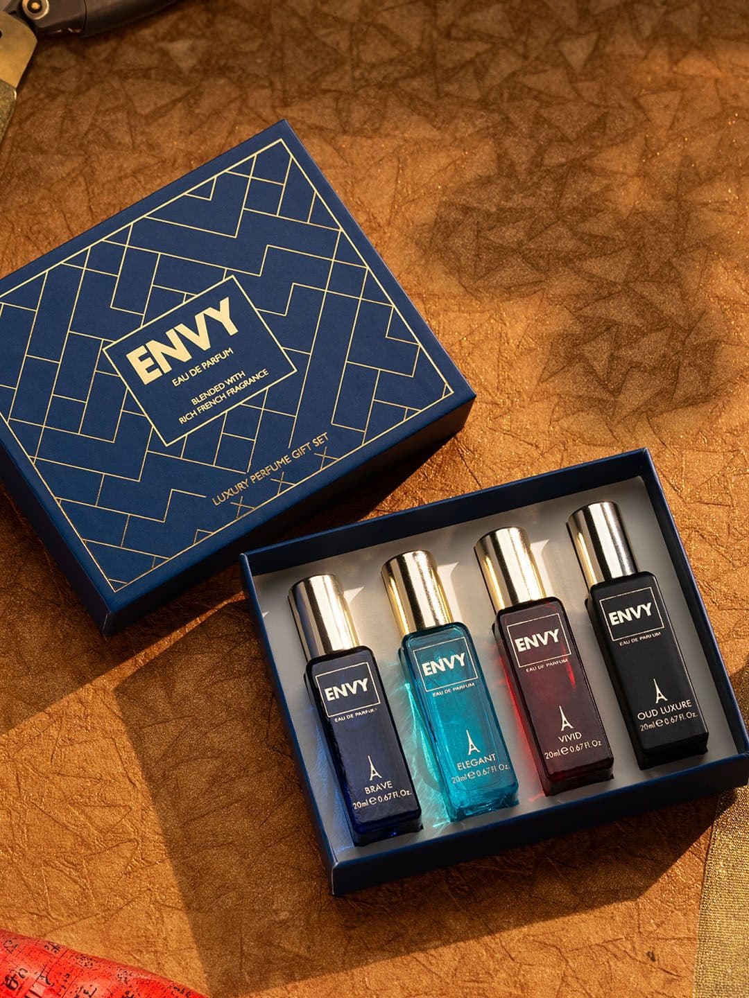 Envy Men Set of 4 Eau De Parfum 20 ml Each - Oud Luxure, Brave, Vivid, Elegant - view 1