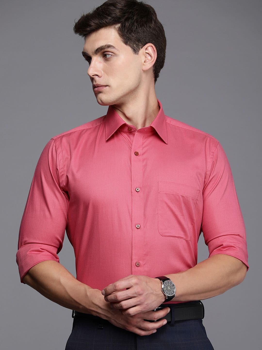 Raymond Pure Cotton Slim Fit Formal Shirt - view 1