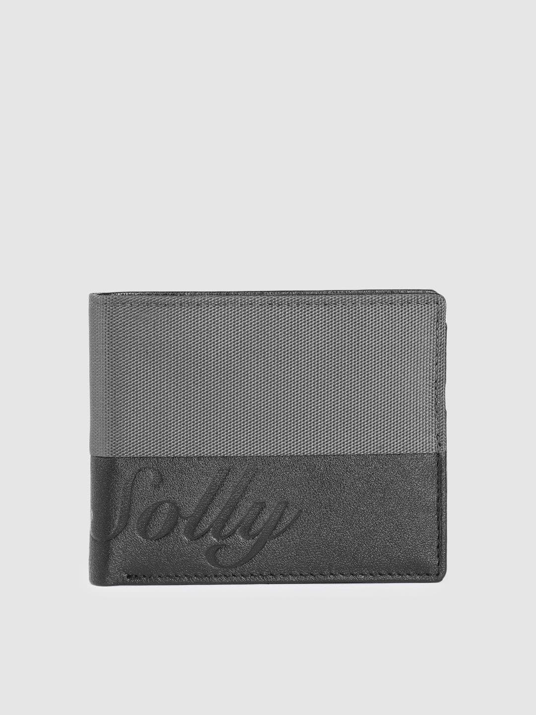 Allen Solly Men Colourblocked Leather Two Fold Wallet - view 1