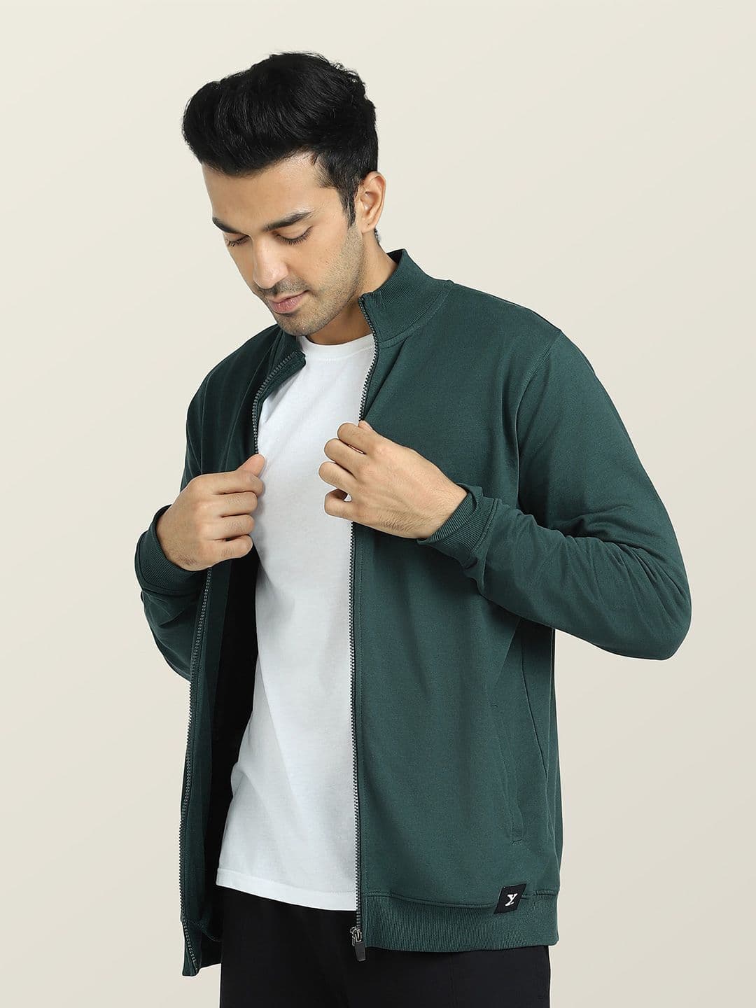 XYXX Men Solid Cotton Bomber Jacket - view 1