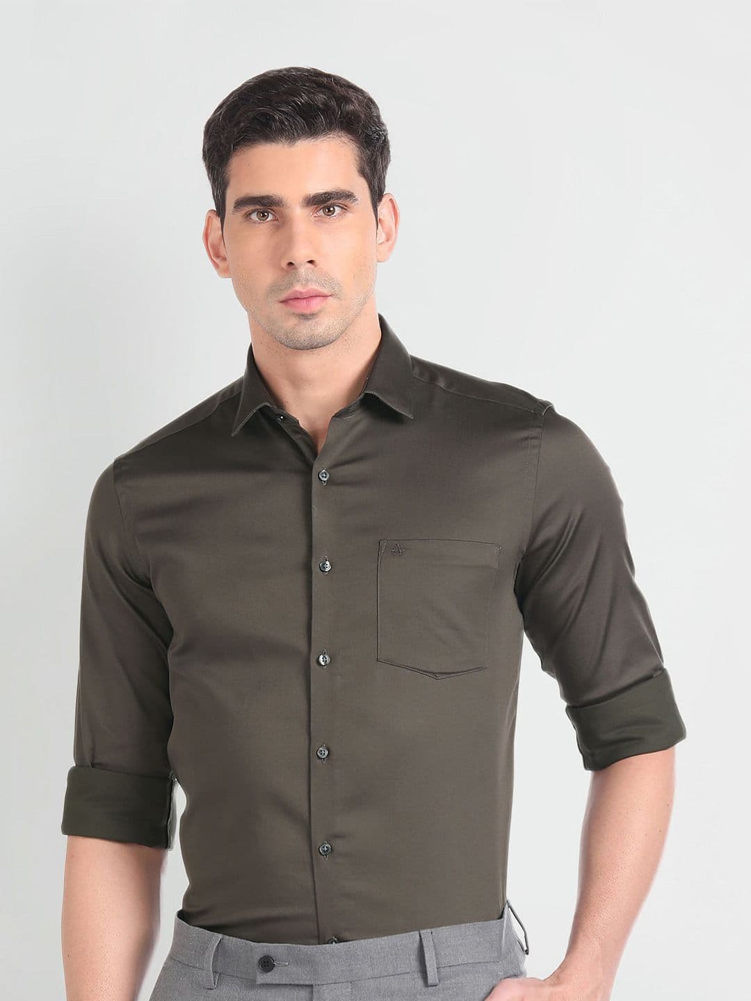 Arrow Slim Fit Opaque Casual Shirt - view 1