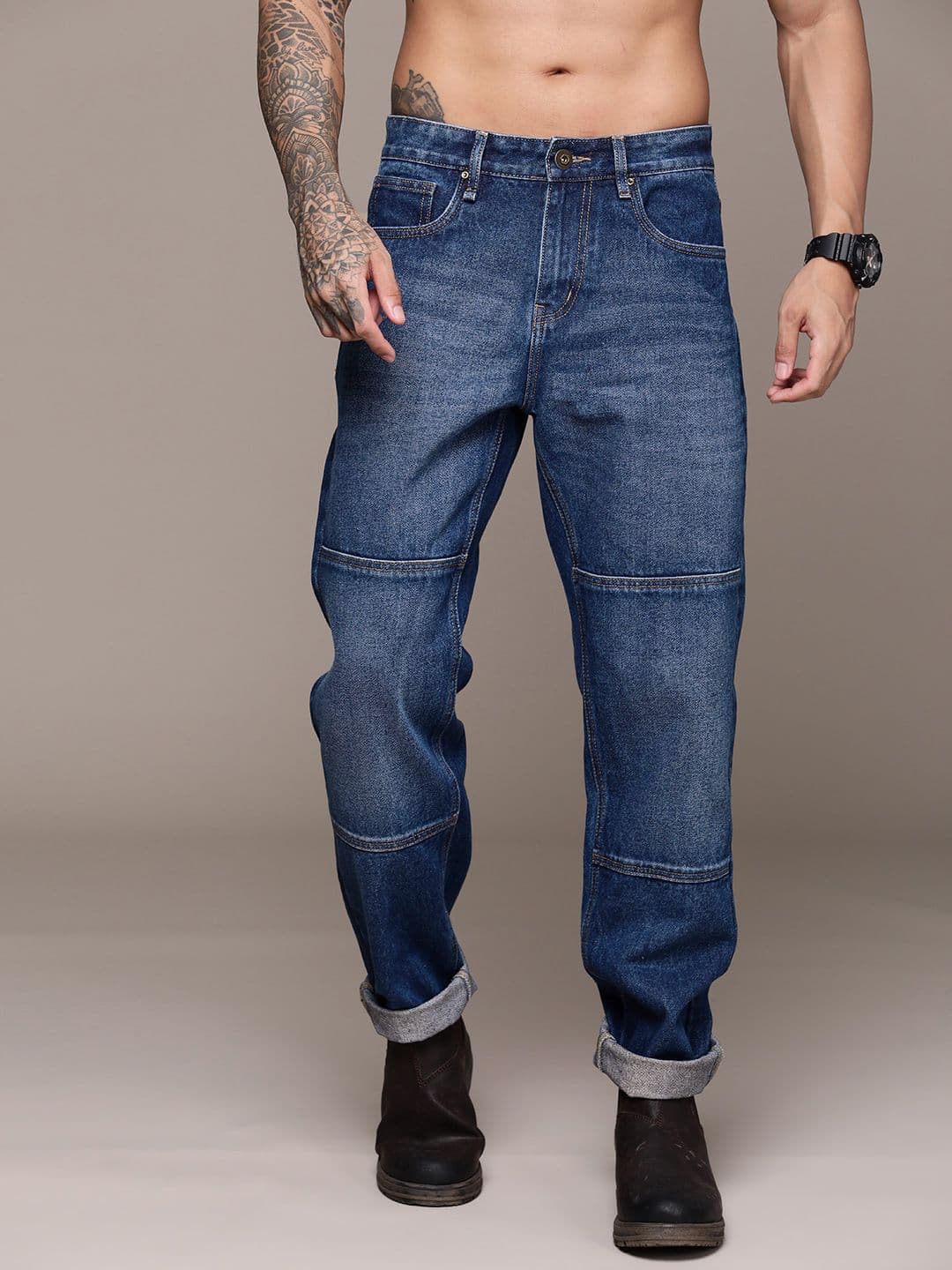Roadster Men Relaxed Fit Cotton Jeans - view 1