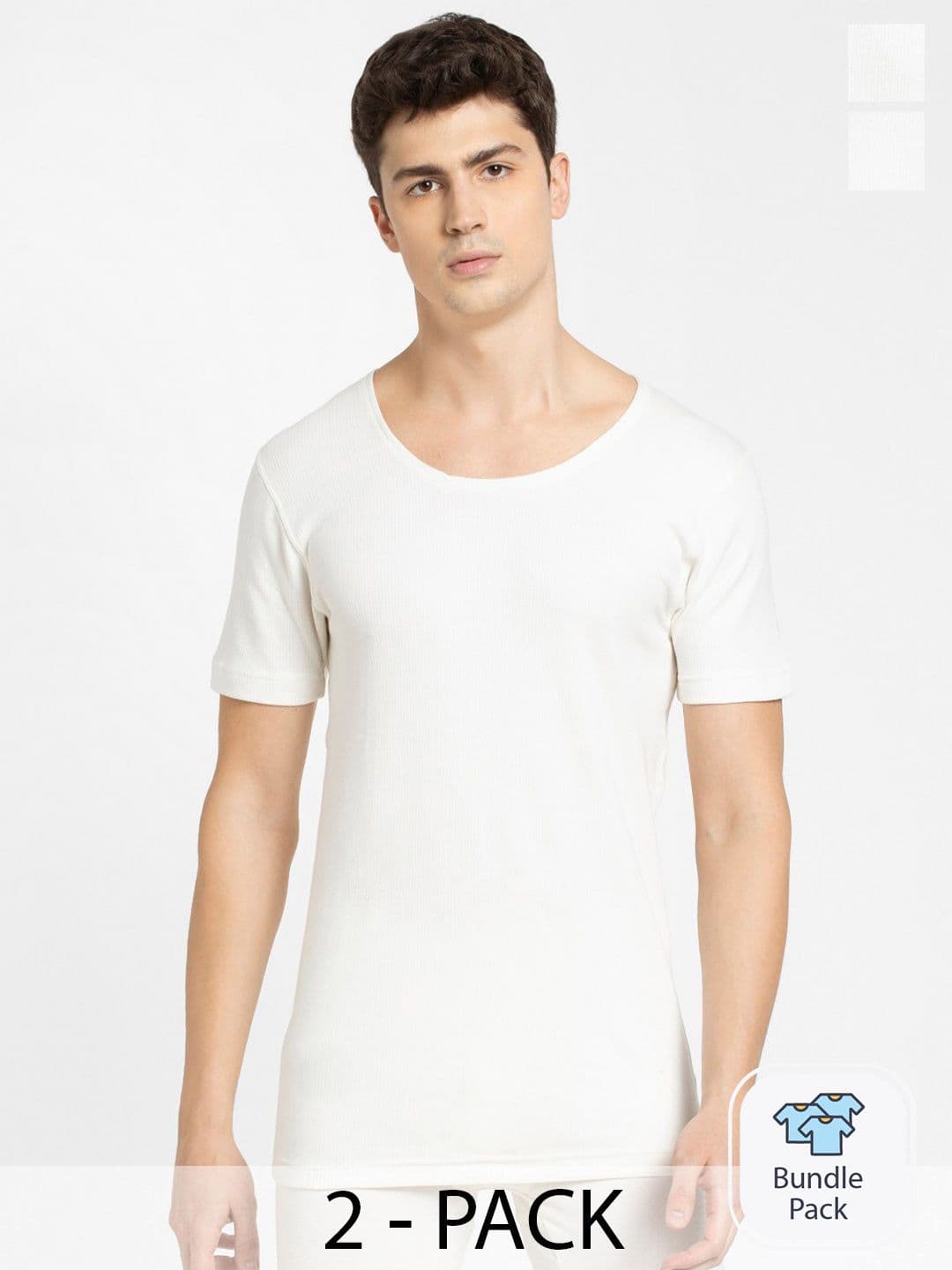 Jockey Pack Of 2 Cotton Thermal Tops 80016 - view 1