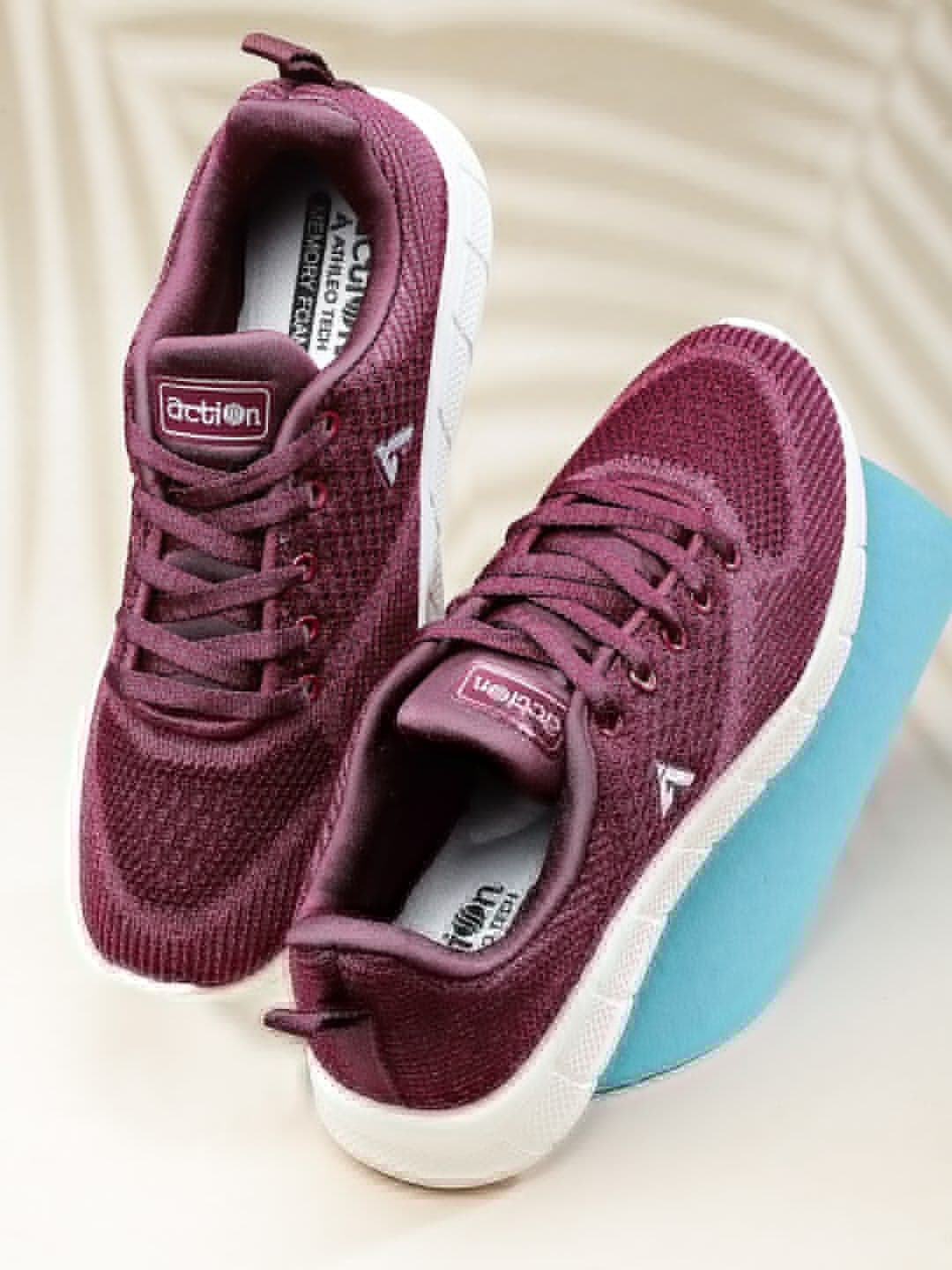 Action Women Dzire-101 Textured Lace-Up Running Shoes - view 1