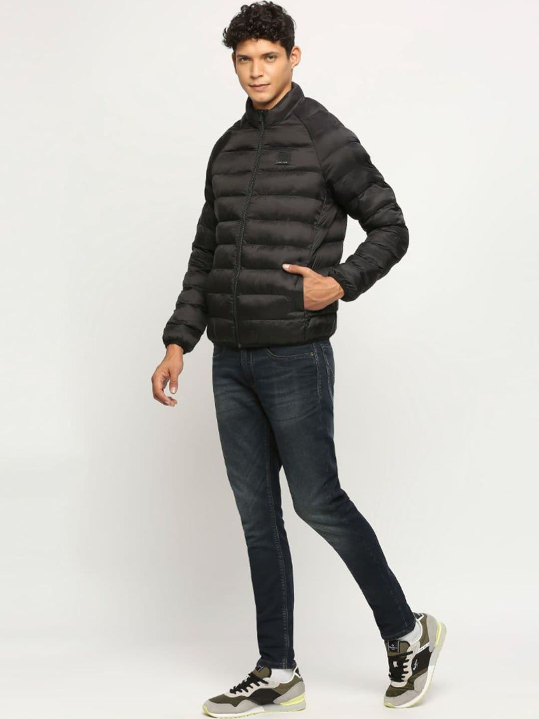 Pepe Jeans Stand Collar Padded Jacket - view 1