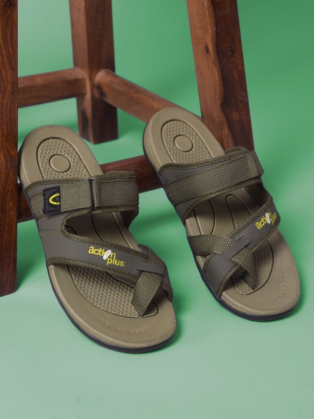 Action Plus Men Textured Comfort Sandals - view 1
