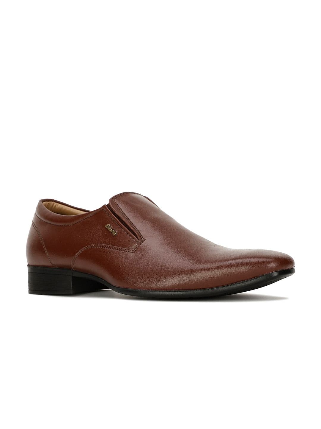 Bata Men Textured Formal Slip-On Shoes - view 1