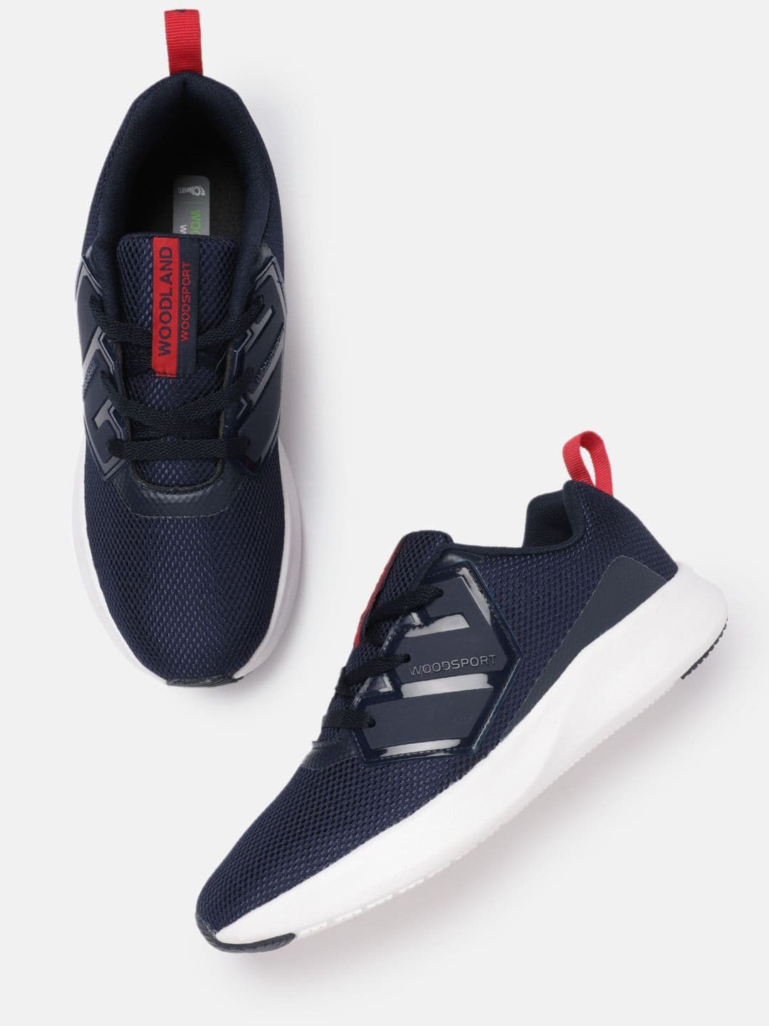 Woodland Men Woven Design Running Shoes - view 1