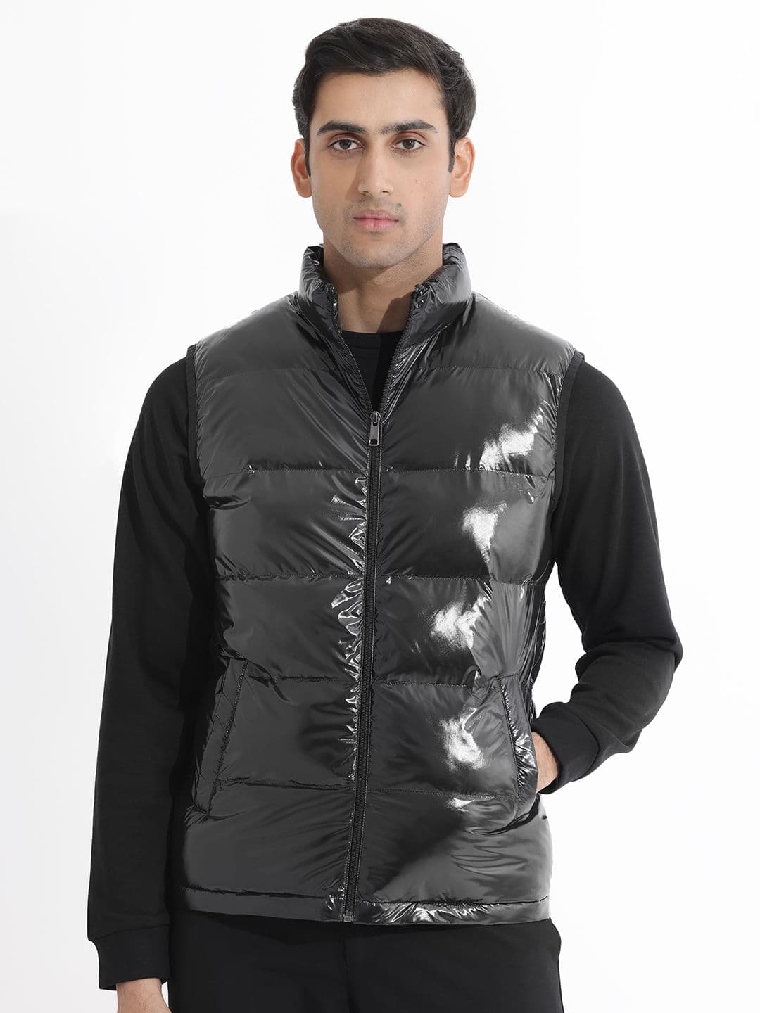 RARE RABBIT Men Cover Puffer Mock Collar Jacket - view 1