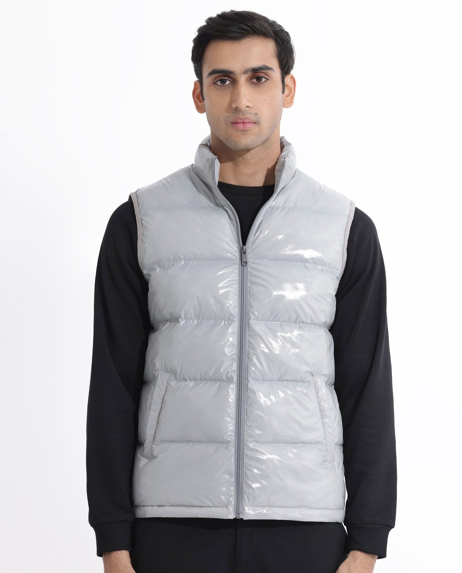 RARE RABBIT Men Cover Puffer Mock Collar Padded Jacket - view 1