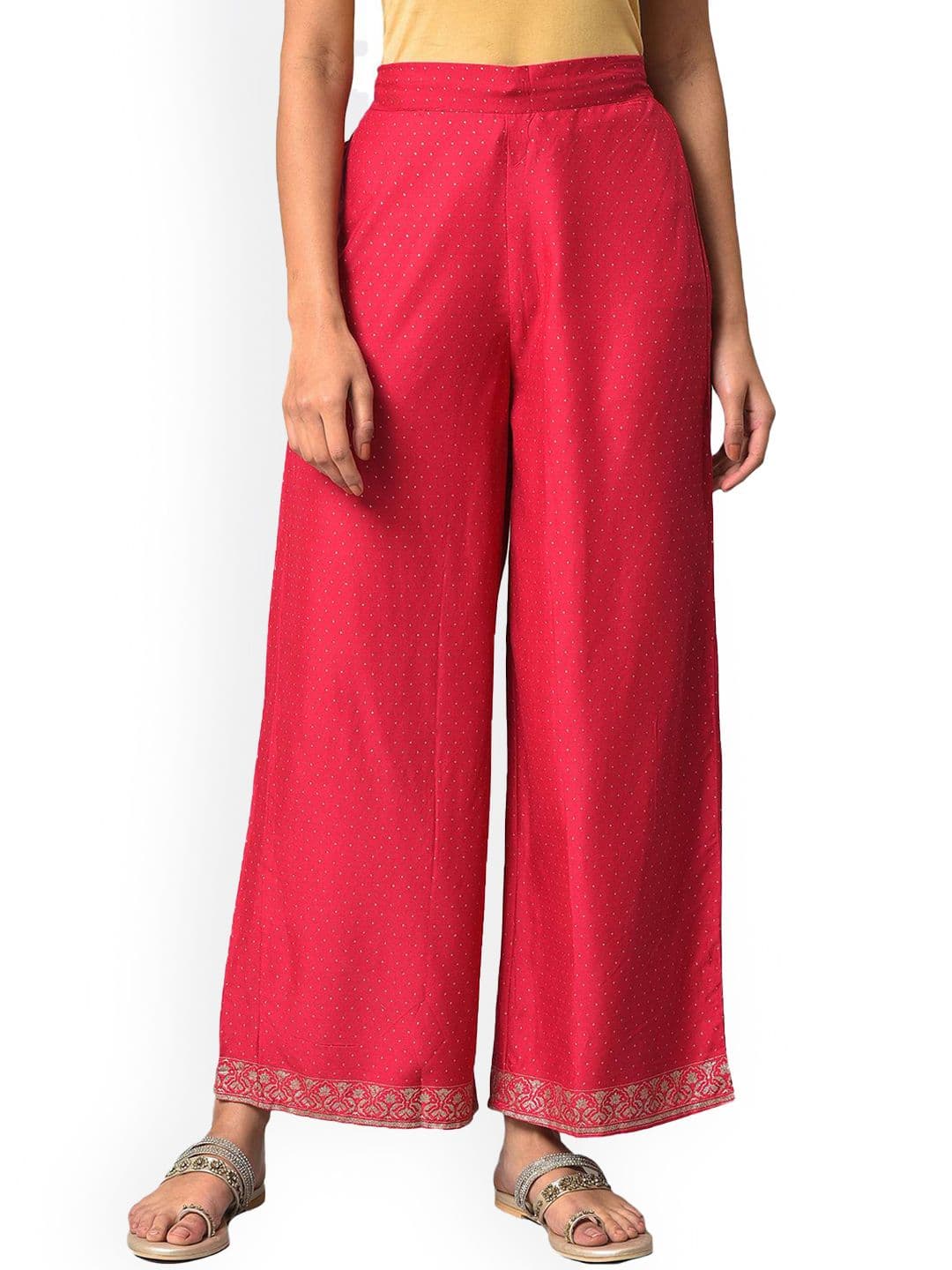 W Women Geometric printed Straight Palazzos - view 1