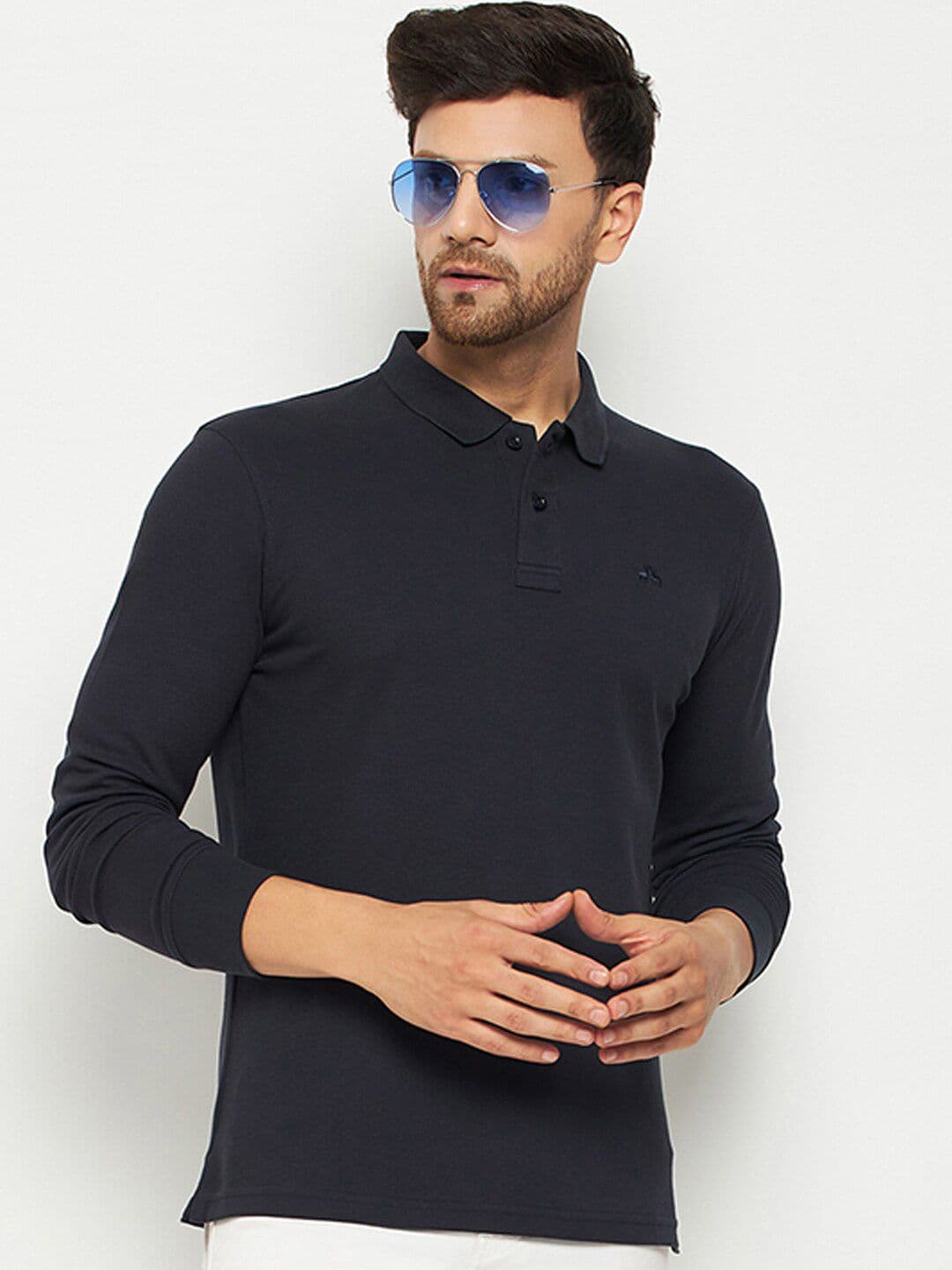 98 Degree North Polo Collar Cotton T-shirt - view 1