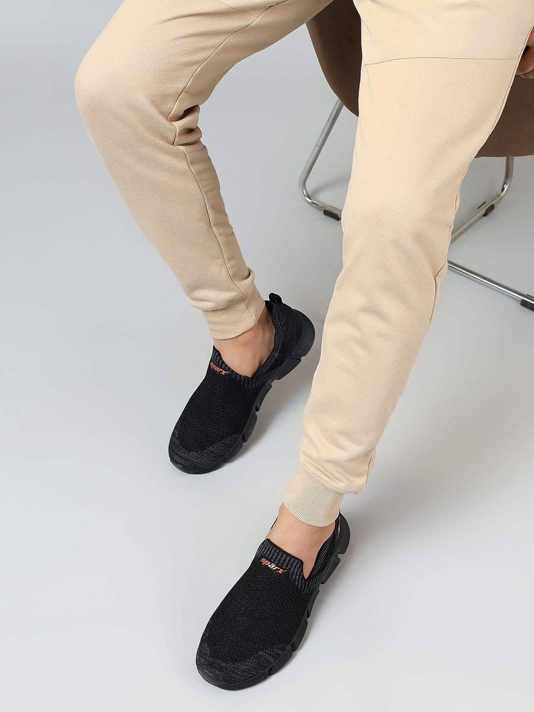 Sparx Men Textured Slip On Walking Shoes - view 1