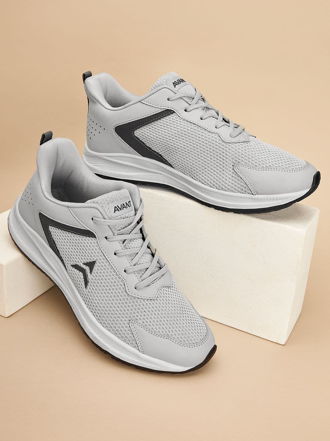 AVANT Men's Light Grey Xtreme Casual Mesh Lightweight Shoes - view 1