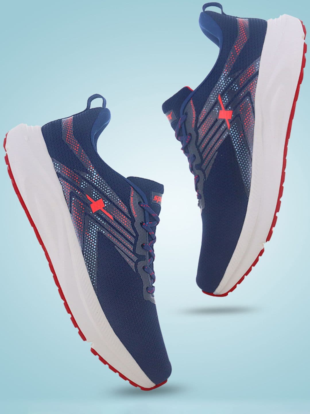 Sparx Men Textured Lace Up Sports Shoes - view 1