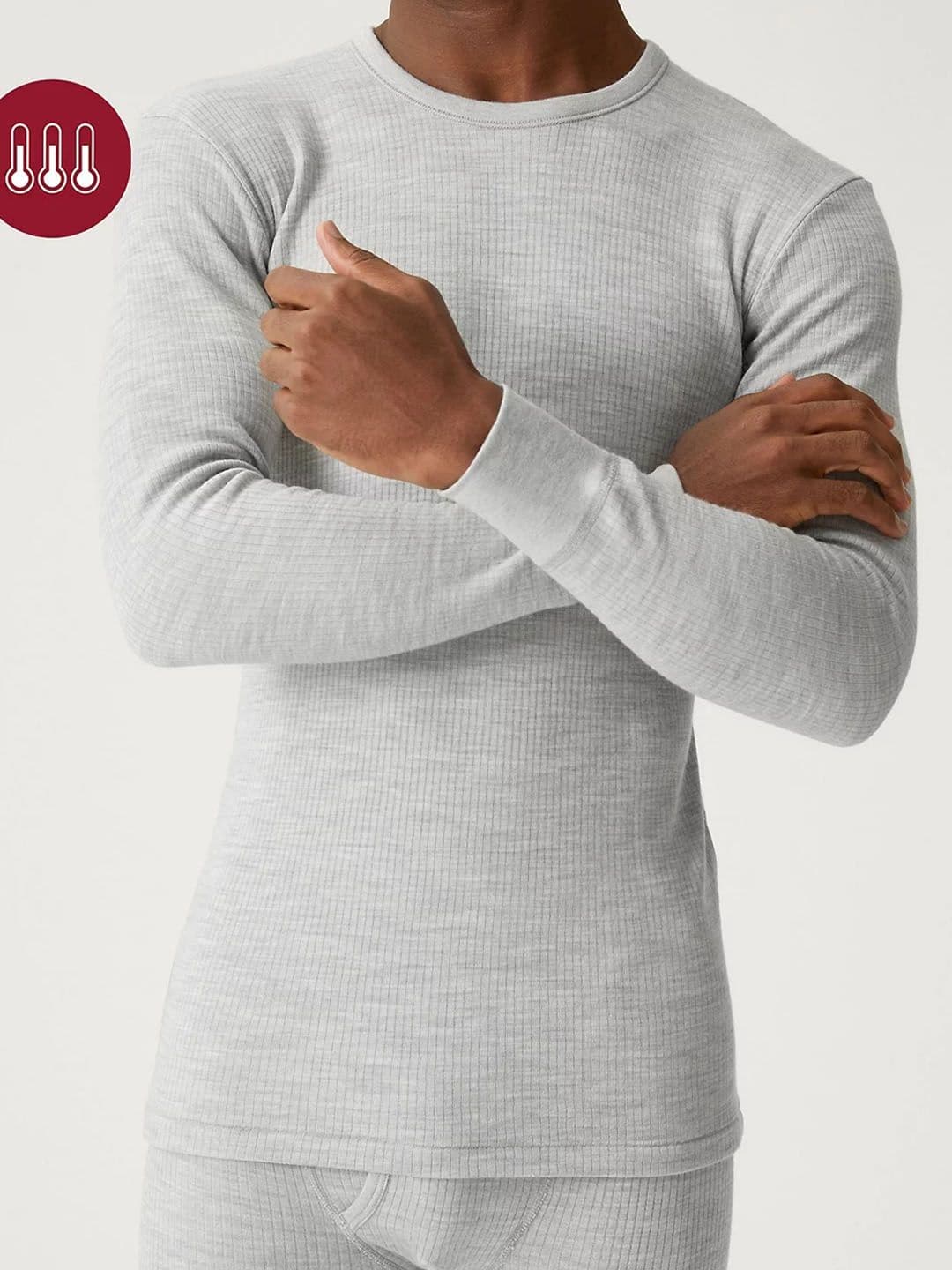 Marks & Spencer Thermal Maximum Warmth Long Sleeve Vest - view 1