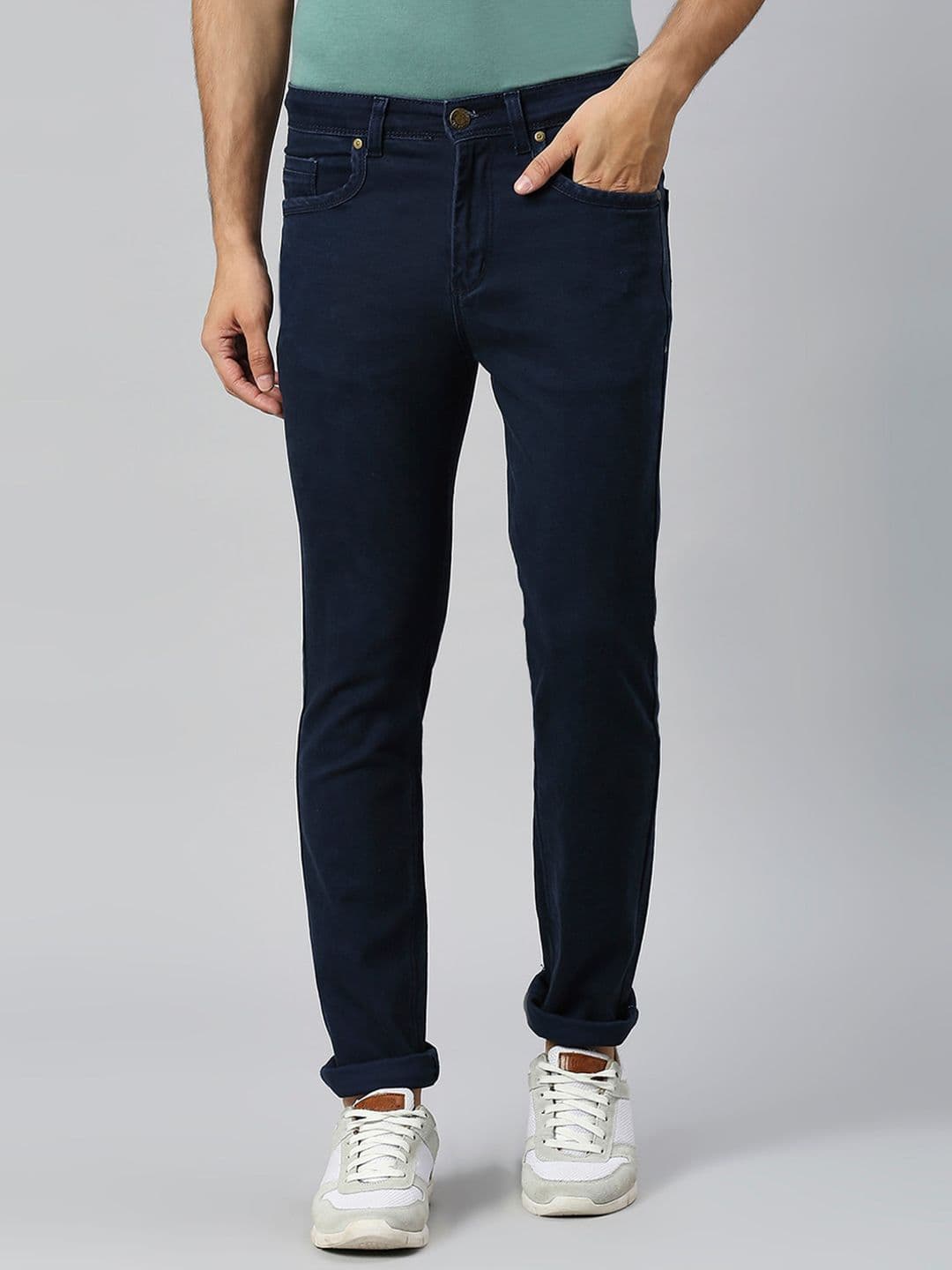 HJ HASASI Men Mid Rise Clean Look Jeans - view 1