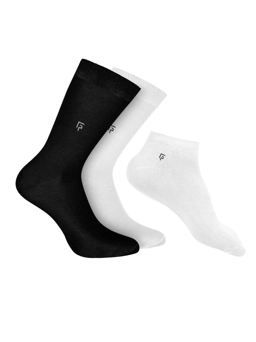 FOOTPRINTS Men Pack Of 3 Bamboo Cotton Calf Length Socks - view 1