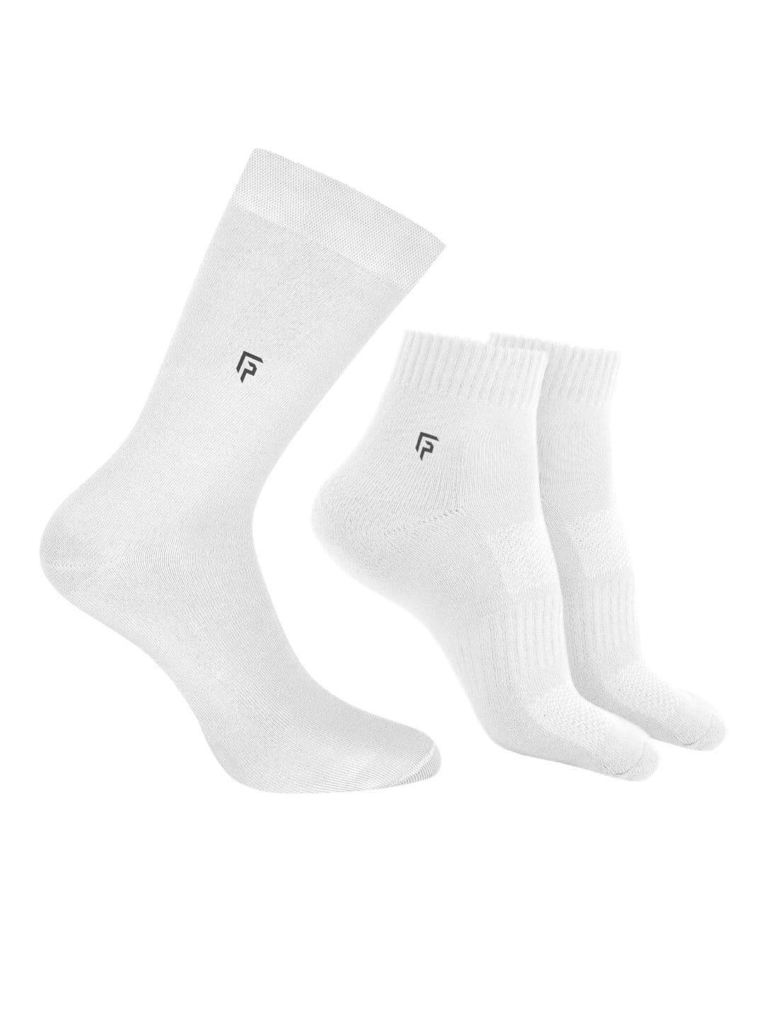 FOOTPRINTS Men Pack Of 3 Anti Bacterial Bamboo Calf & Ankle Length Socks - view 1