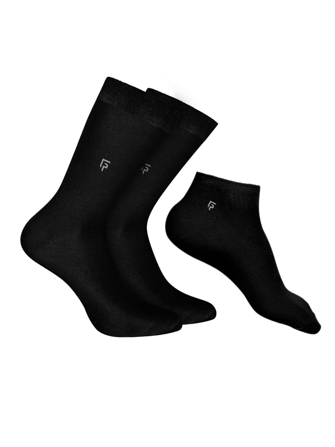 FOOTPRINTS Men Pack Of 3 Bamboo Cotton Calf Length Socks - view 1