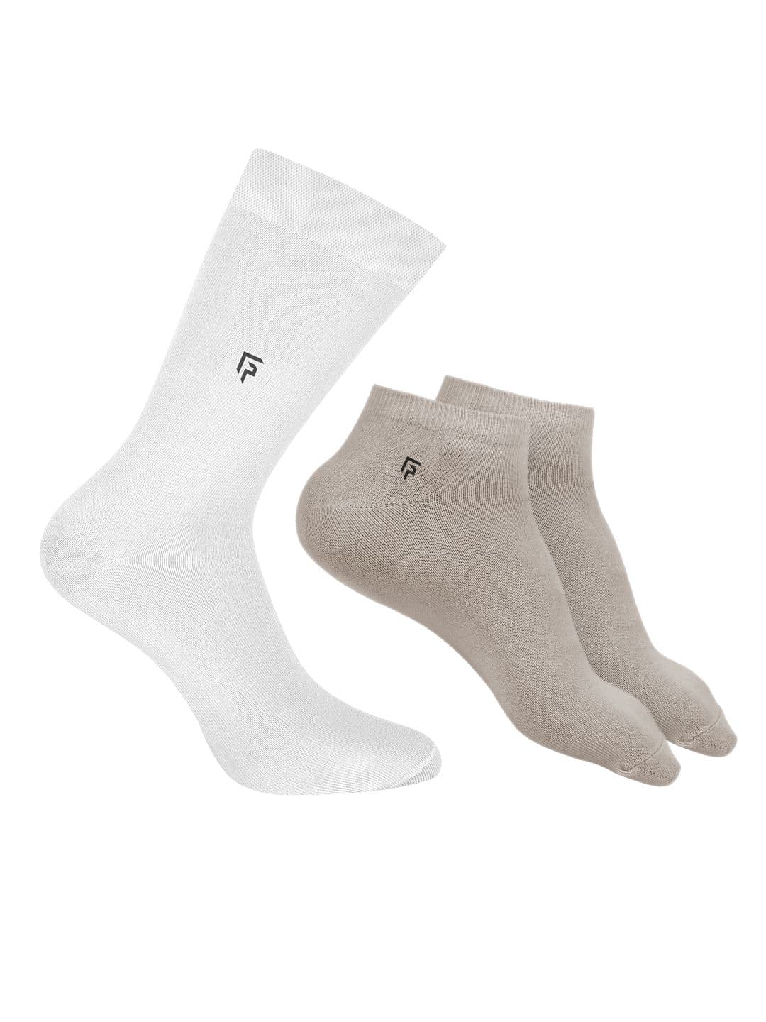 FOOTPRINTS Men Pack Of 3 Anti Bacterial Bamboo Calf & Ankle Length Socks - view 1
