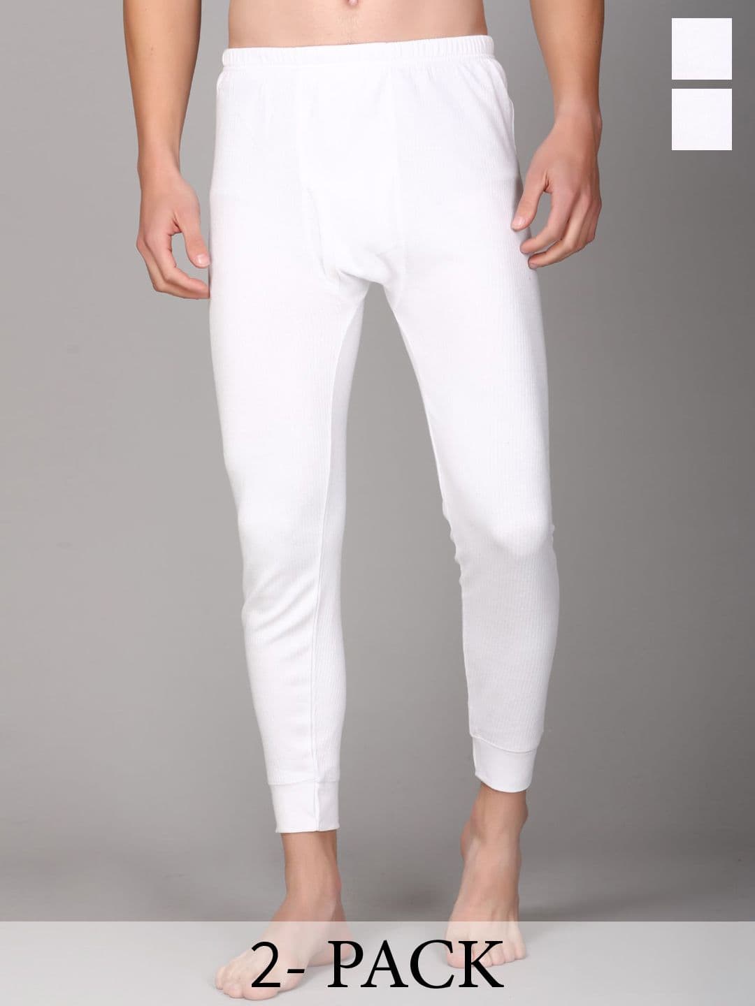 Aerowarm Men Pack Of 2 Ribbed Thermal Bottoms - view 1