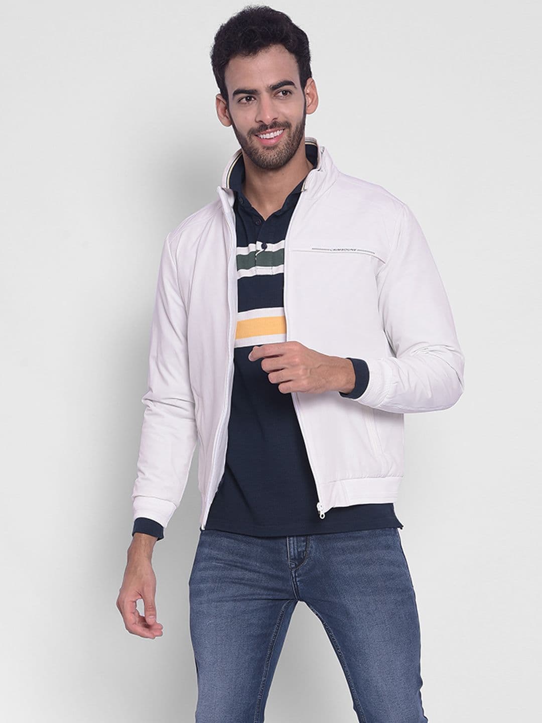 Crimsoune Club Stand Collar Bomber Jacket - view 1