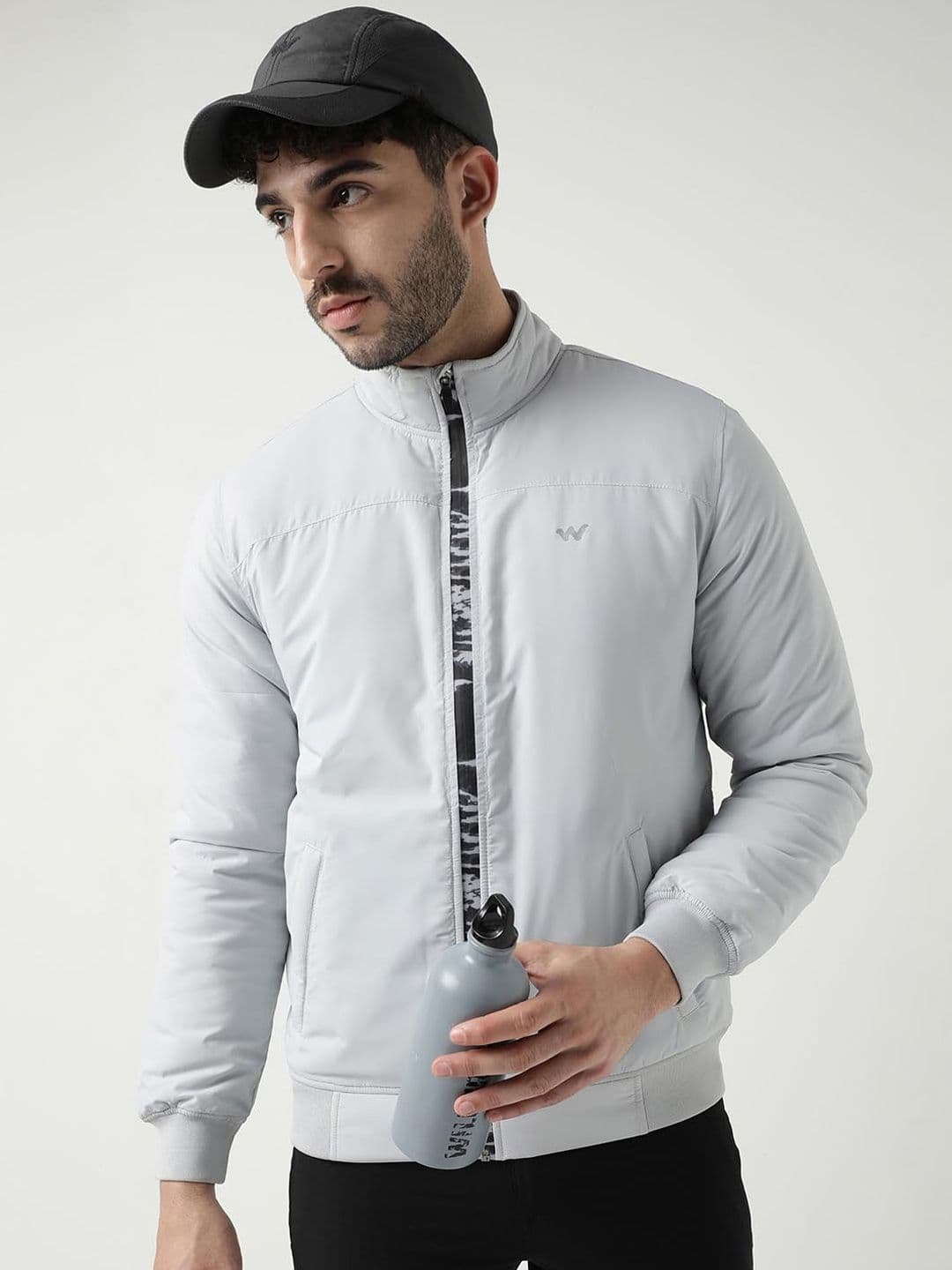 Wildcraft Men Beige Colourblocked Insulator Bomber Jacket - view 1