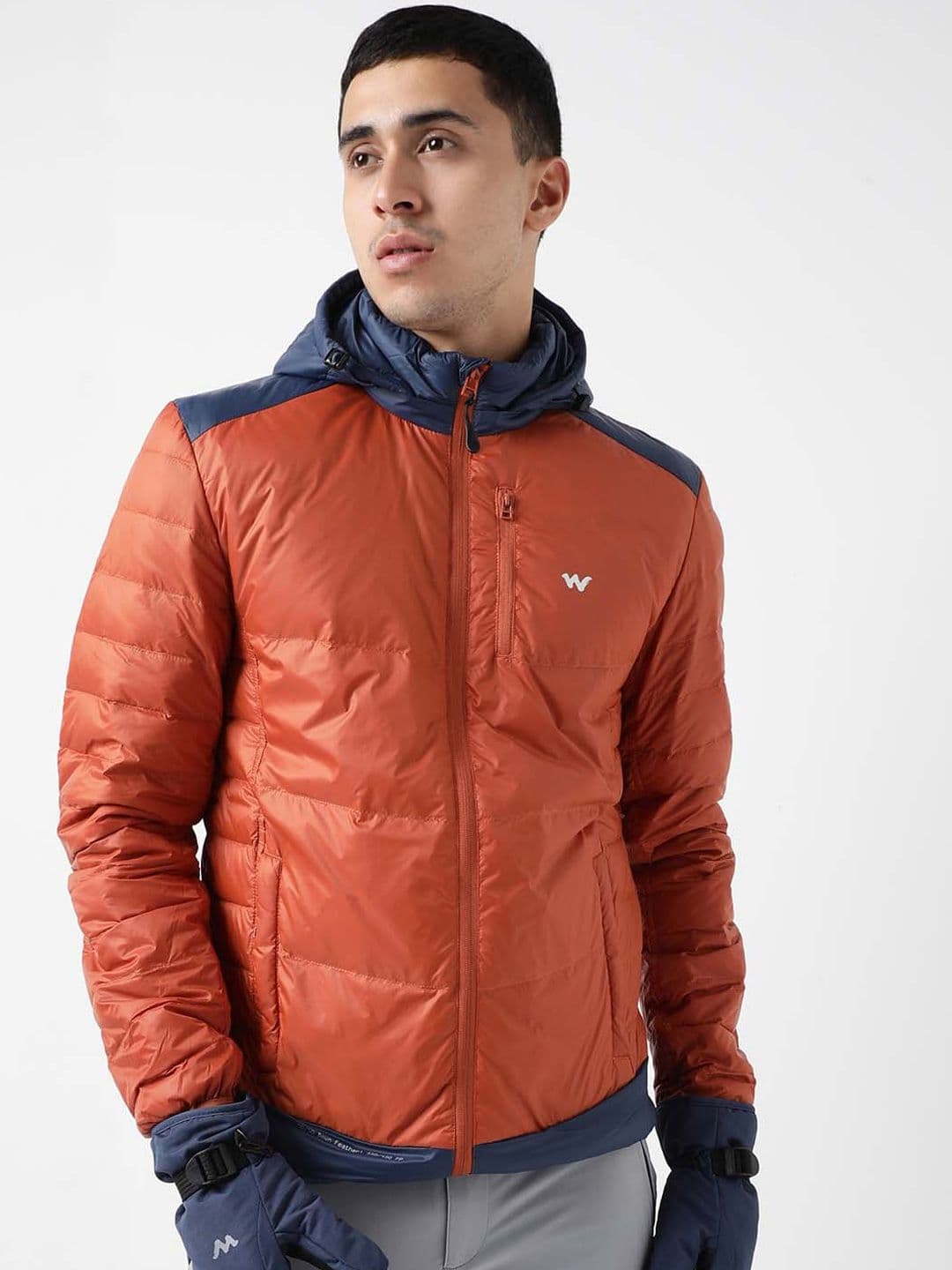 Wildcraft Men Rust Colourblocked Insulator Padded Jacket - view 1