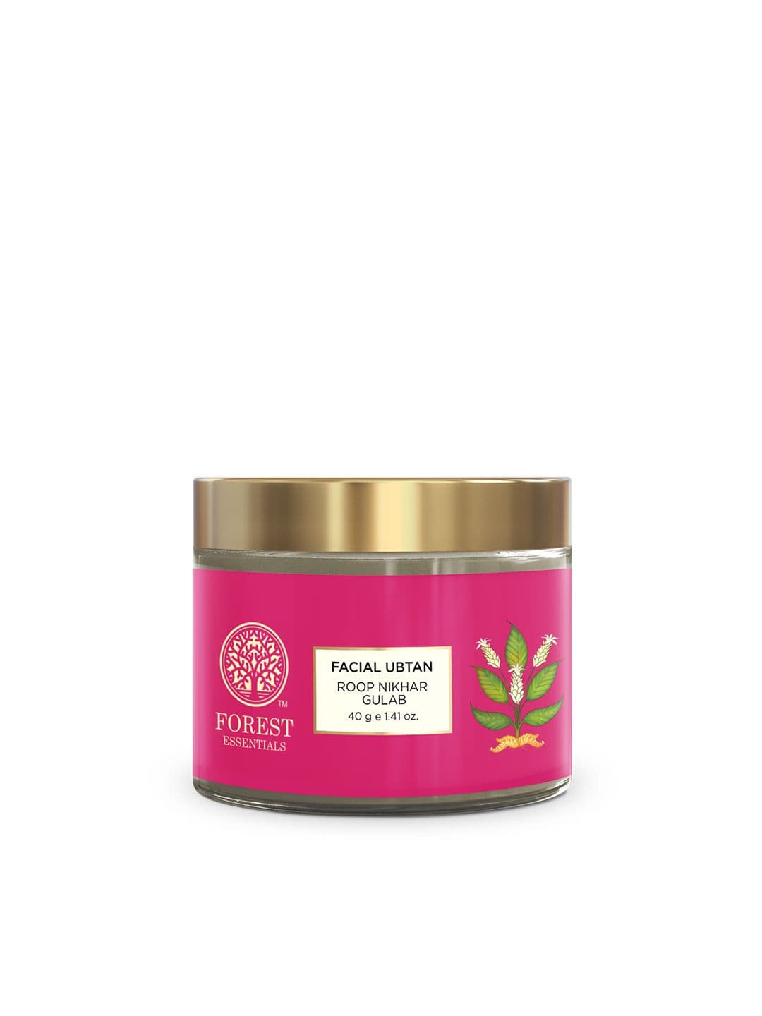 Forest Essentials Roop Nikhar & Gulab Facial Ubtan Mask - 40 g - view 1
