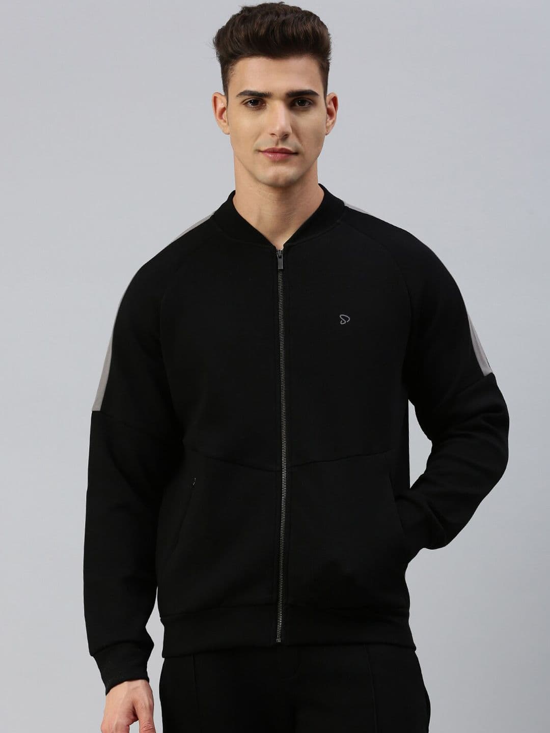 SPORTO Mandarin Collar Lightweight Sporty Jacket - view 1