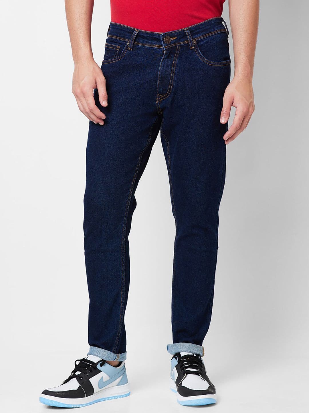 GIORDANO Men Slim Fit Stretchable Jeans - view 1