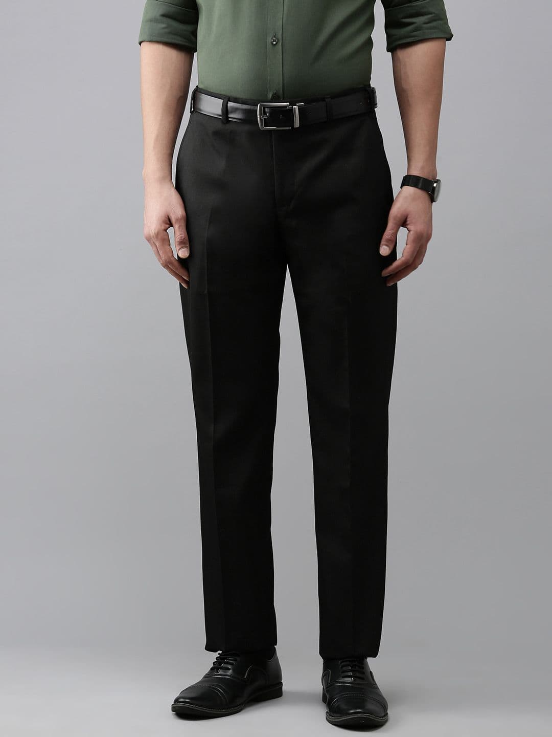 Park Avenue Men Smart Slim Fit Formal Trousers - view 1