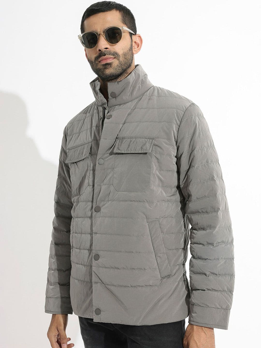 RARE RABBIT Men Cadiz Tailored Fit Mock Collar Puffer Jacket - view 1