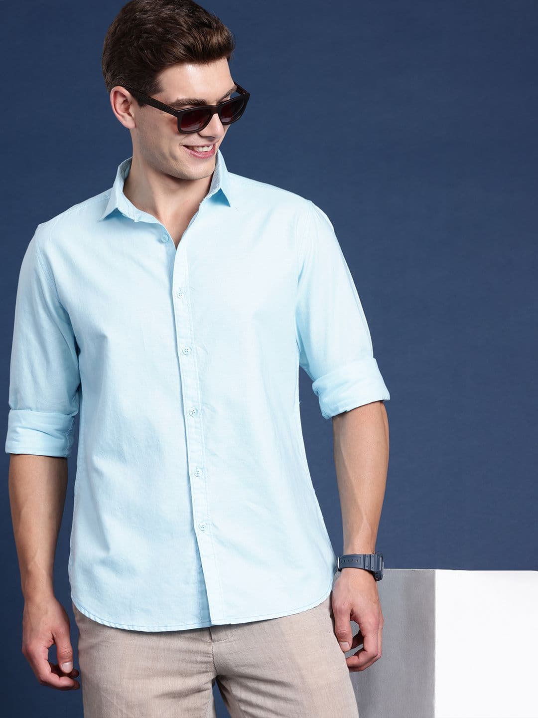Mast & Harbour Men Cotton Casual Shirt - view 1